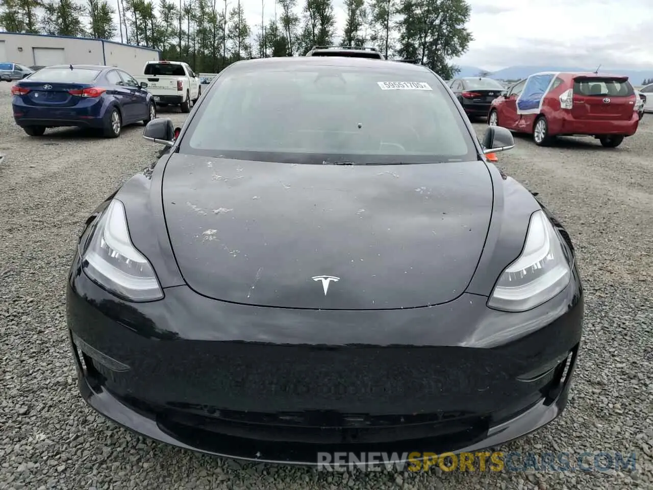 5 Photograph of a damaged car 5YJ3E1EA6KF324225 TESLA MODEL 3 2019