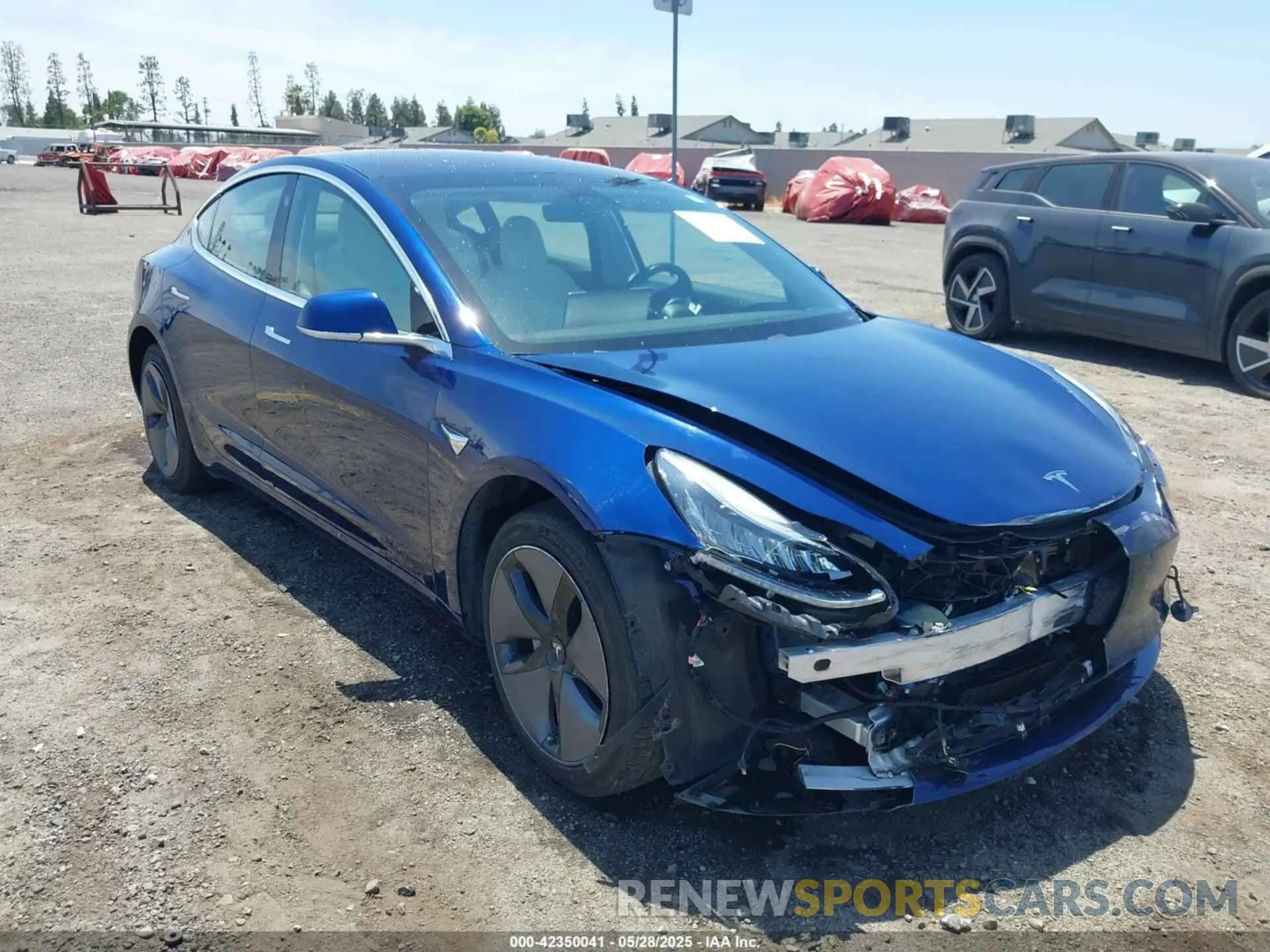1 Photograph of a damaged car 5YJ3E1EA6KF324452 TESLA MODEL 3 2019