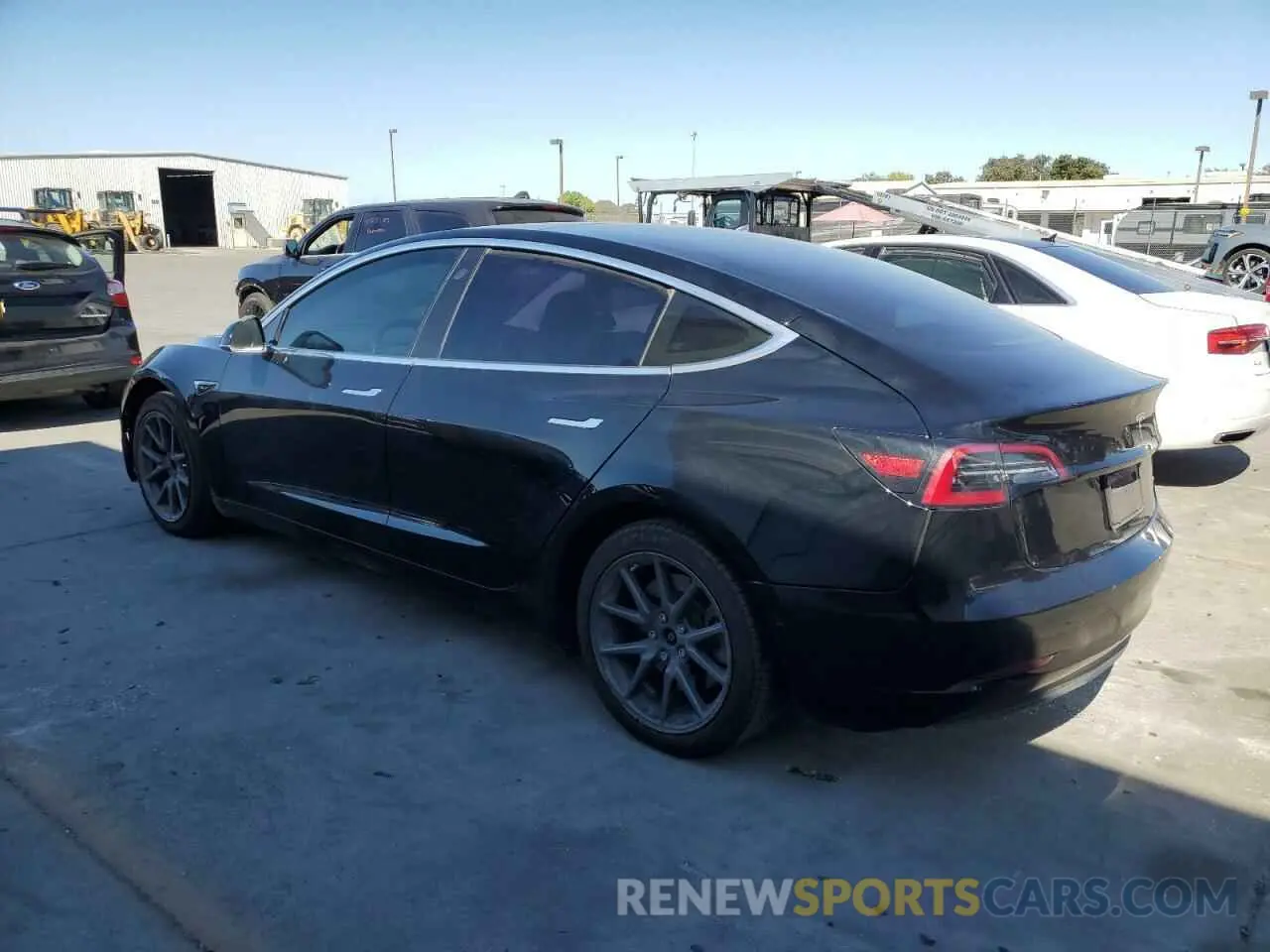 2 Photograph of a damaged car 5YJ3E1EA6KF325178 TESLA MODEL 3 2019