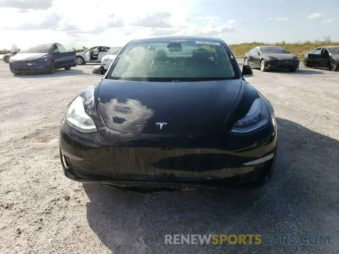 5 Photograph of a damaged car 5YJ3E1EA6KF325469 TESLA MODEL 3 2019