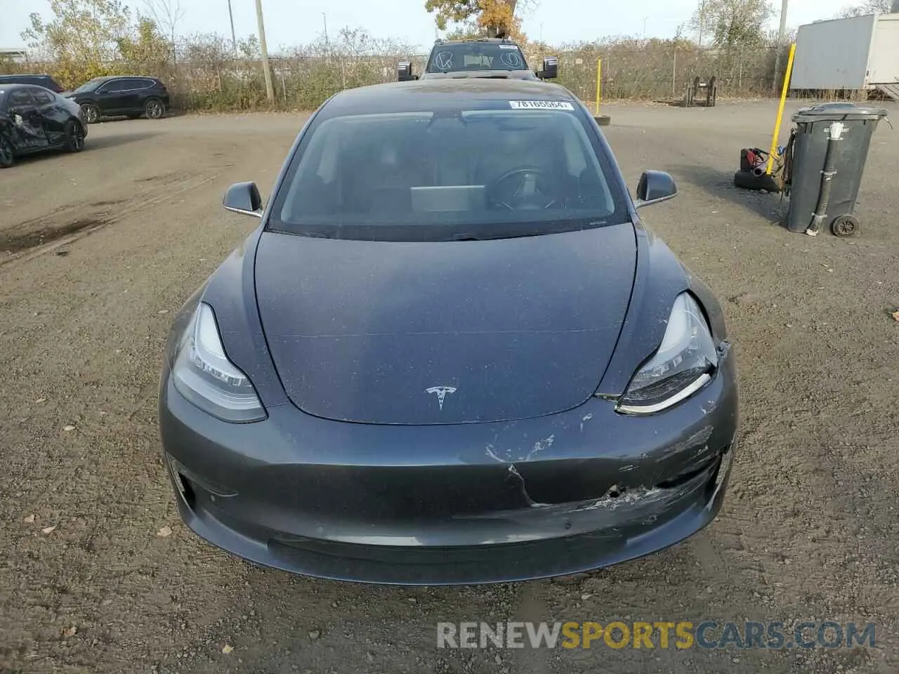 5 Photograph of a damaged car 5YJ3E1EA6KF326802 TESLA MODEL 3 2019
