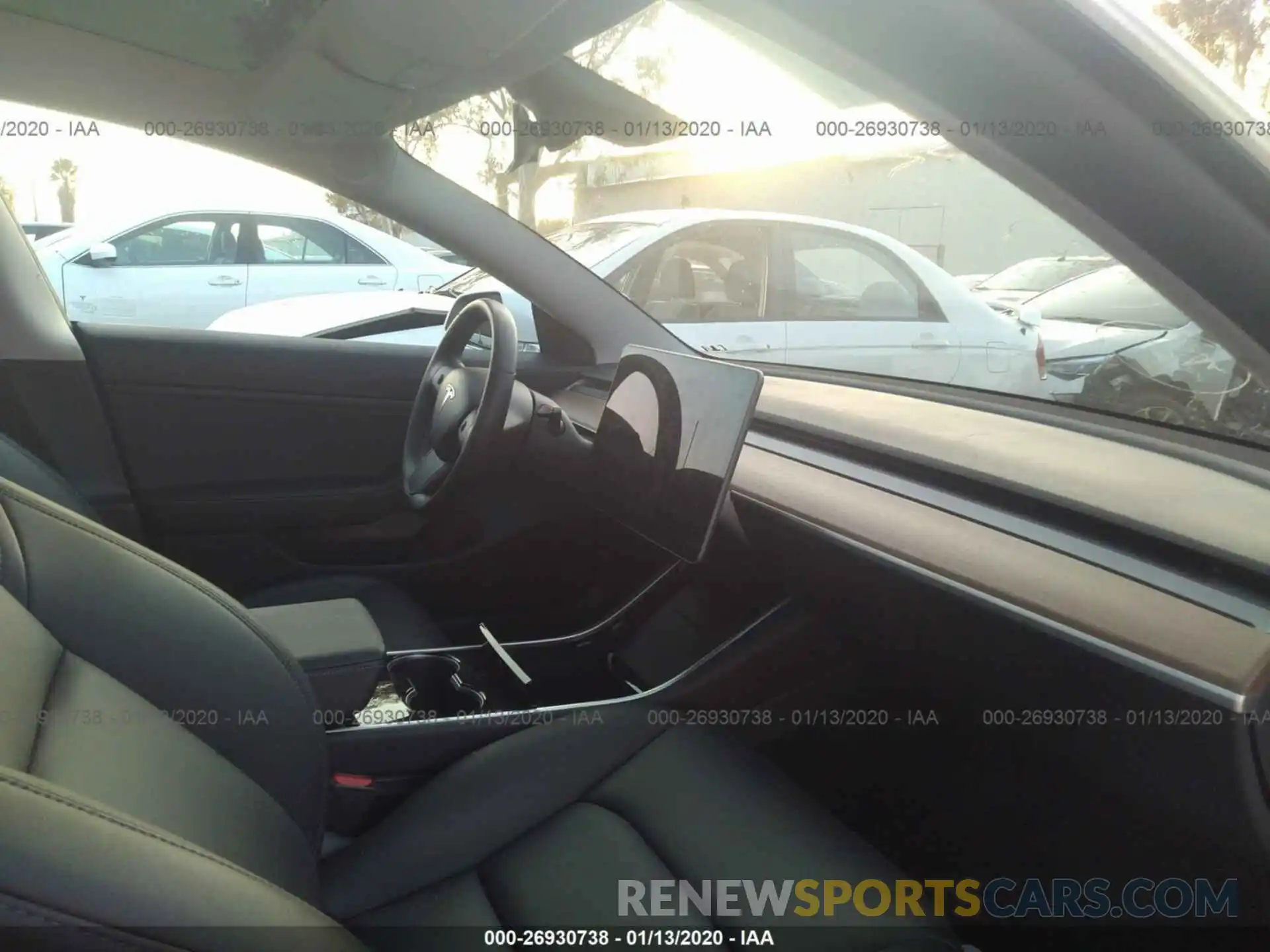 5 Photograph of a damaged car 5YJ3E1EA6KF332132 TESLA MODEL 3 2019