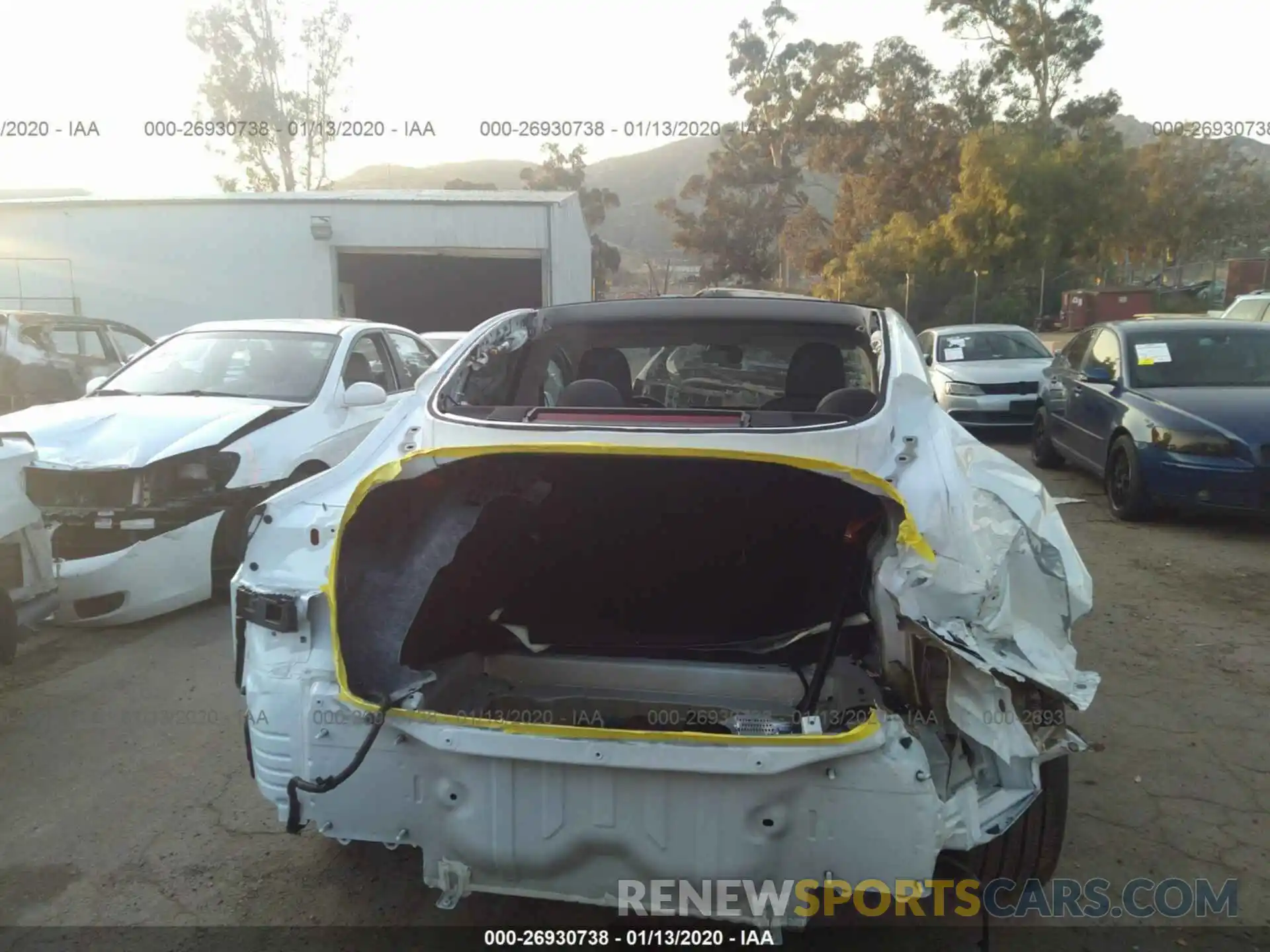 6 Photograph of a damaged car 5YJ3E1EA6KF332132 TESLA MODEL 3 2019