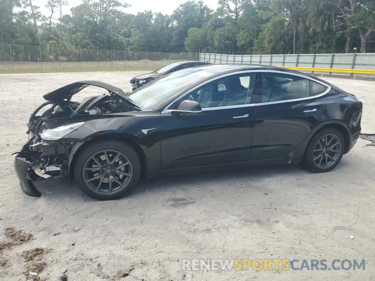 1 Photograph of a damaged car 5YJ3E1EA6KF394744 TESLA MODEL 3 2019