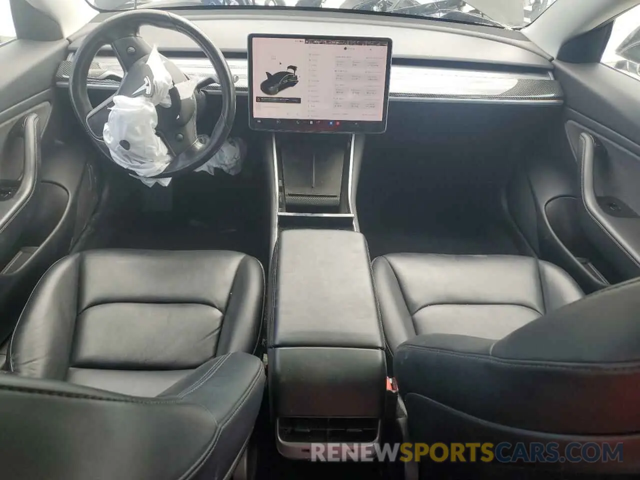 8 Photograph of a damaged car 5YJ3E1EA6KF394744 TESLA MODEL 3 2019