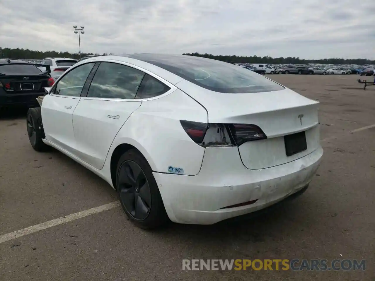 3 Photograph of a damaged car 5YJ3E1EA6KF397000 TESLA MODEL 3 2019