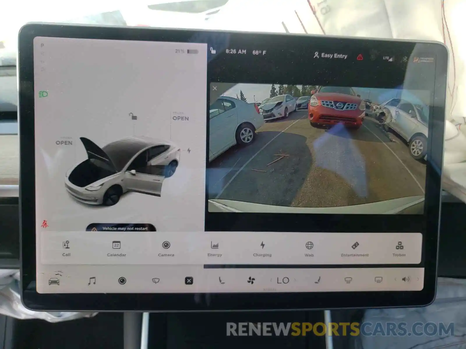 9 Photograph of a damaged car 5YJ3E1EA6KF397188 TESLA MODEL 3 2019