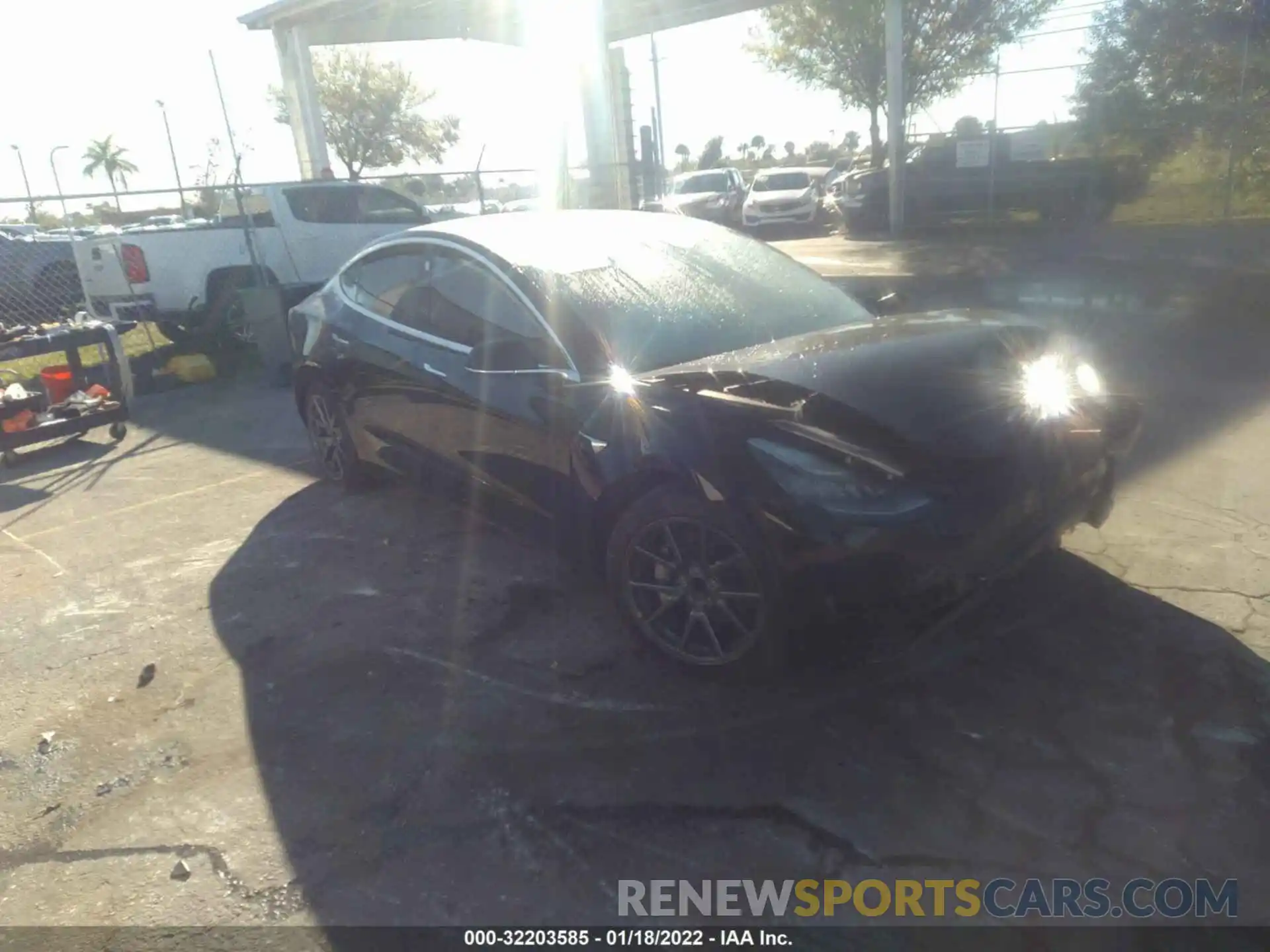 1 Photograph of a damaged car 5YJ3E1EA6KF398230 TESLA MODEL 3 2019