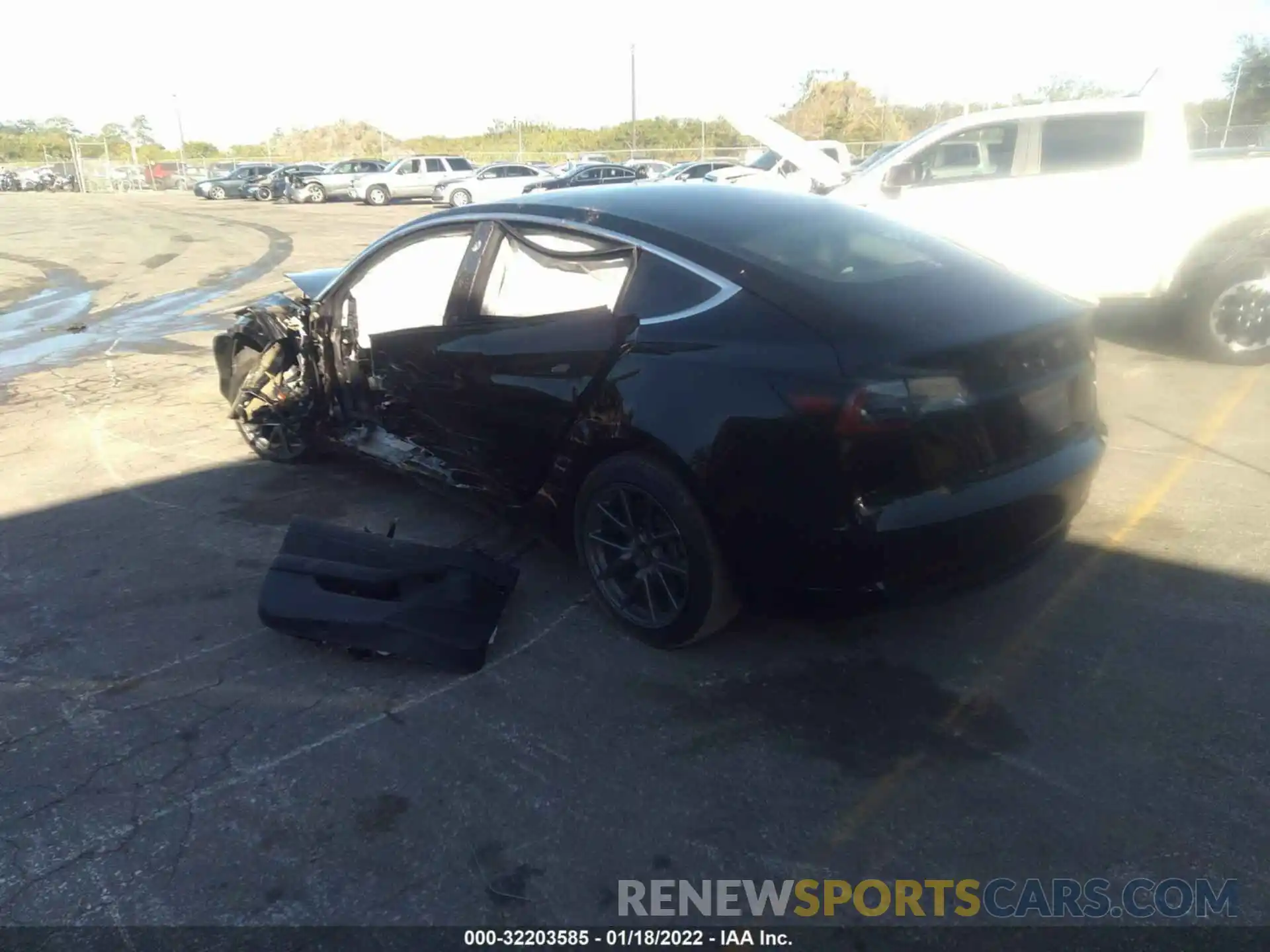 3 Photograph of a damaged car 5YJ3E1EA6KF398230 TESLA MODEL 3 2019