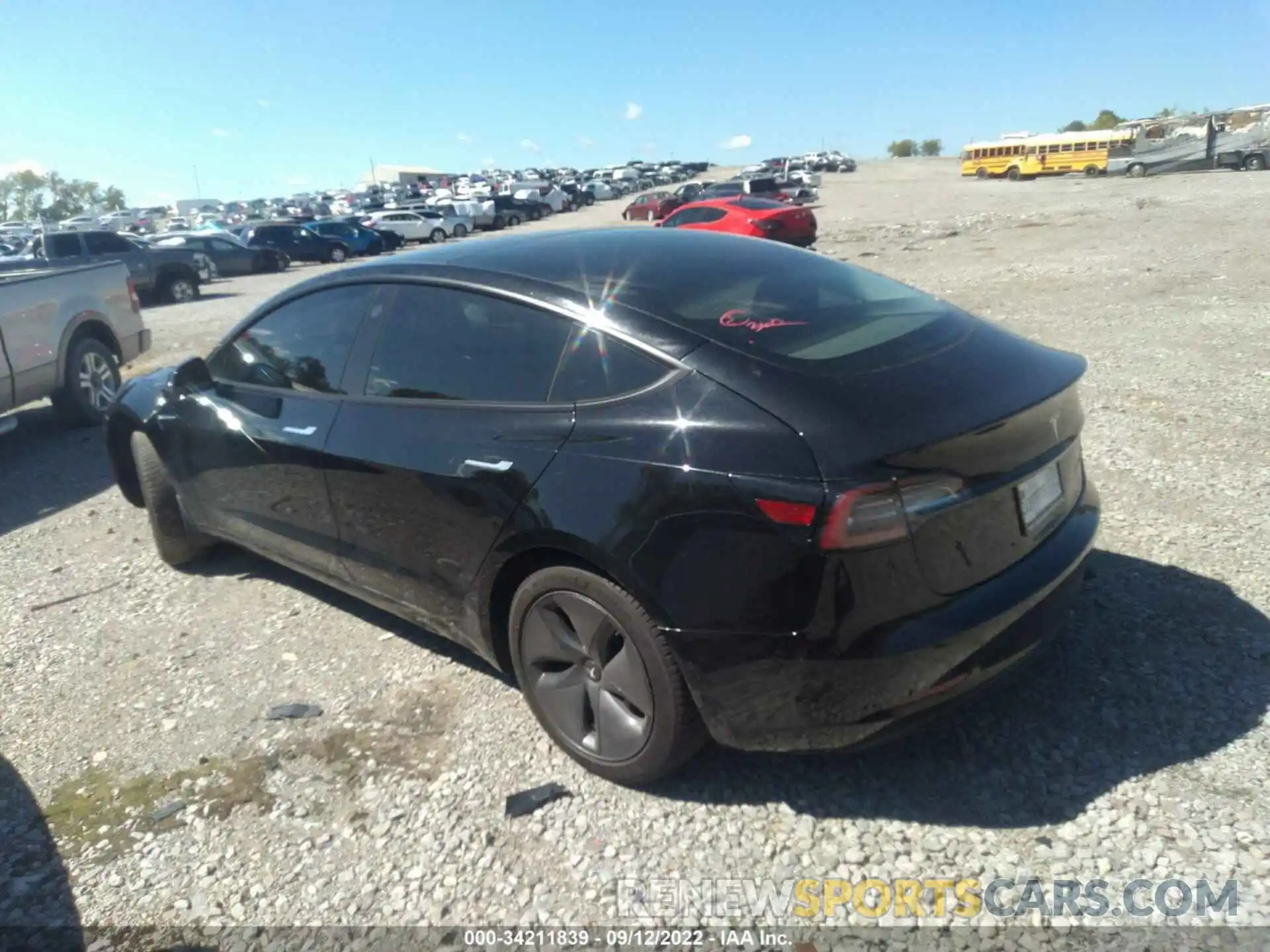 3 Photograph of a damaged car 5YJ3E1EA6KF399491 TESLA MODEL 3 2019