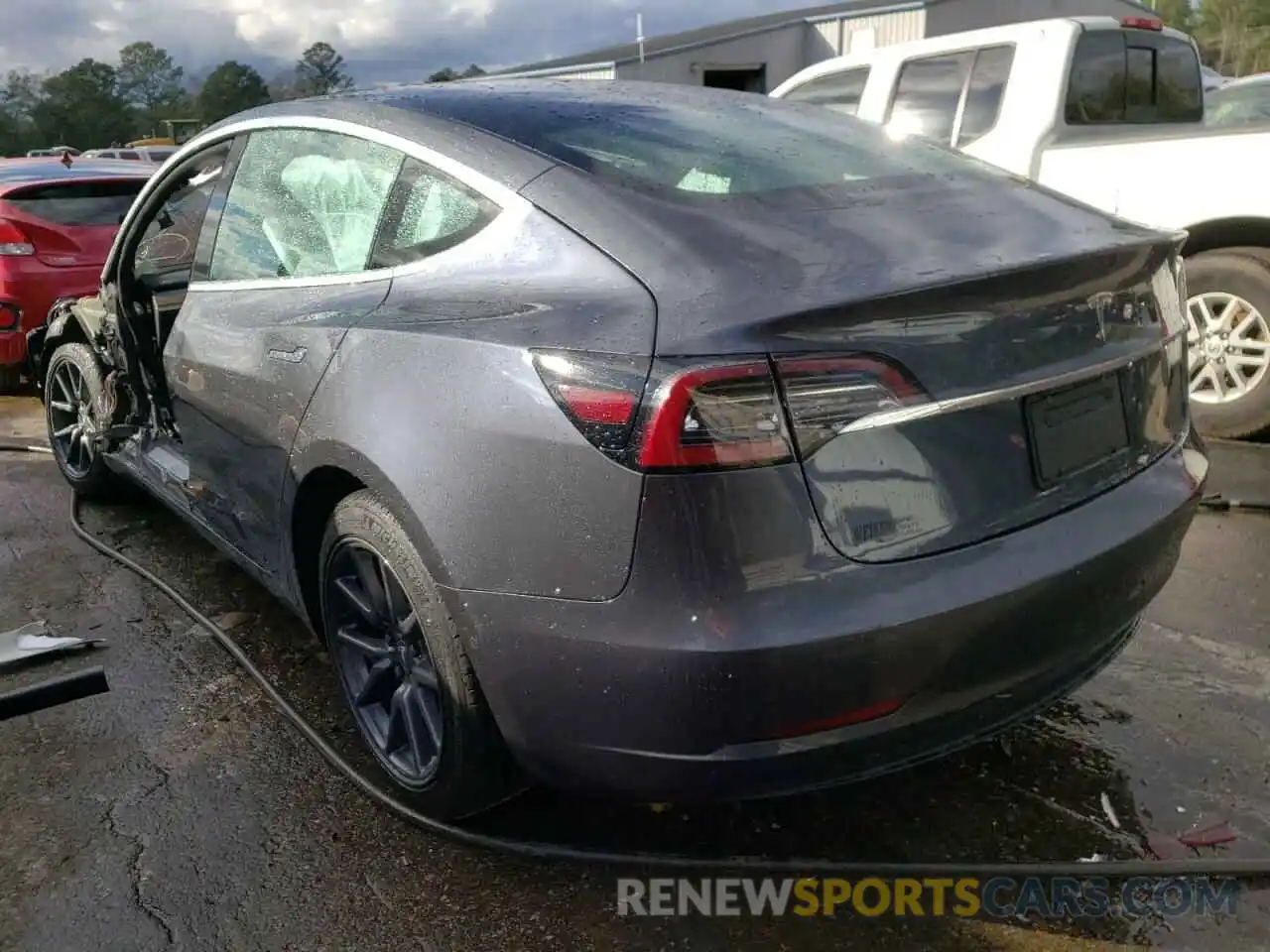 3 Photograph of a damaged car 5YJ3E1EA6KF400137 TESLA MODEL 3 2019