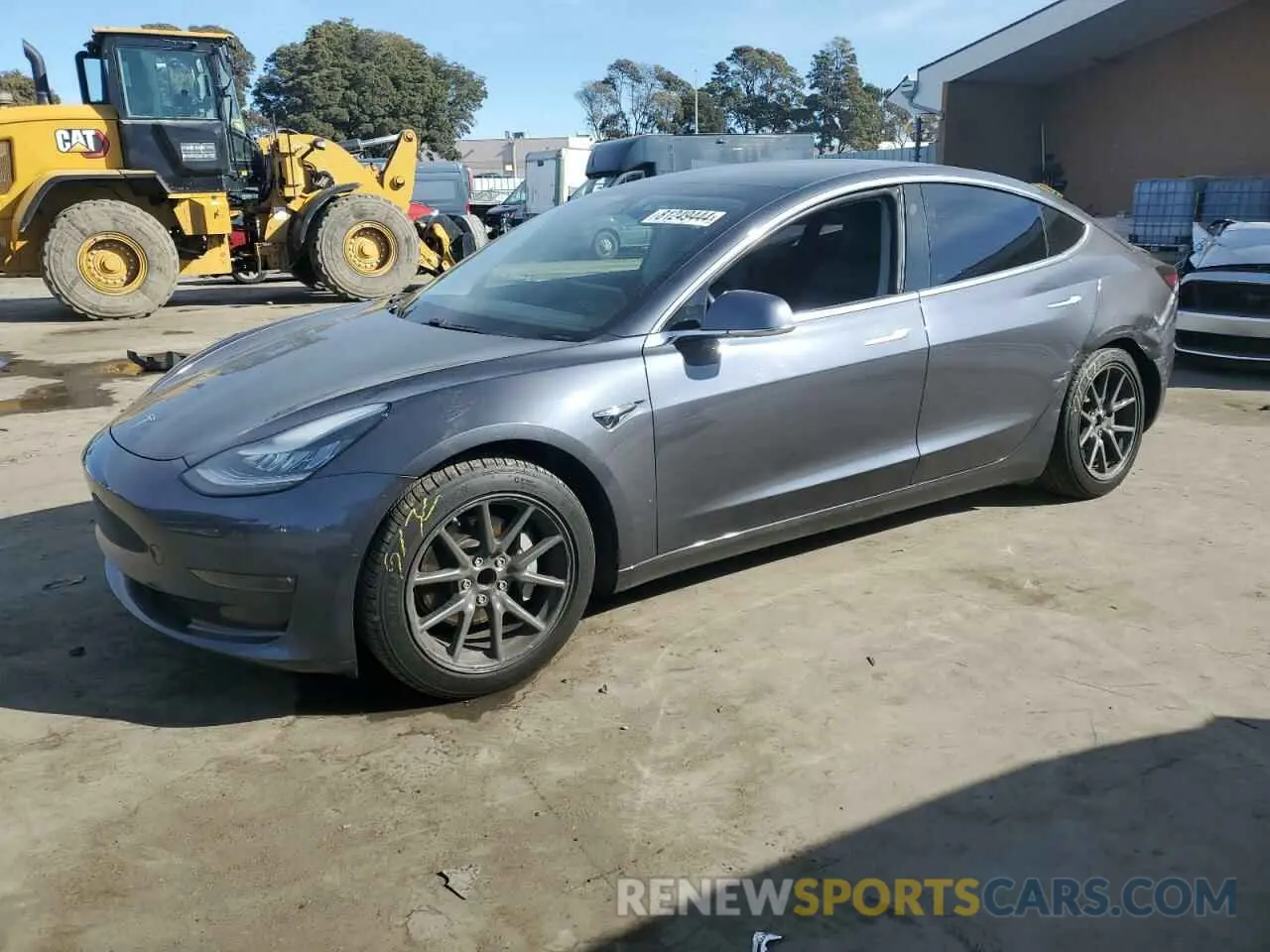 1 Photograph of a damaged car 5YJ3E1EA6KF400333 TESLA MODEL 3 2019