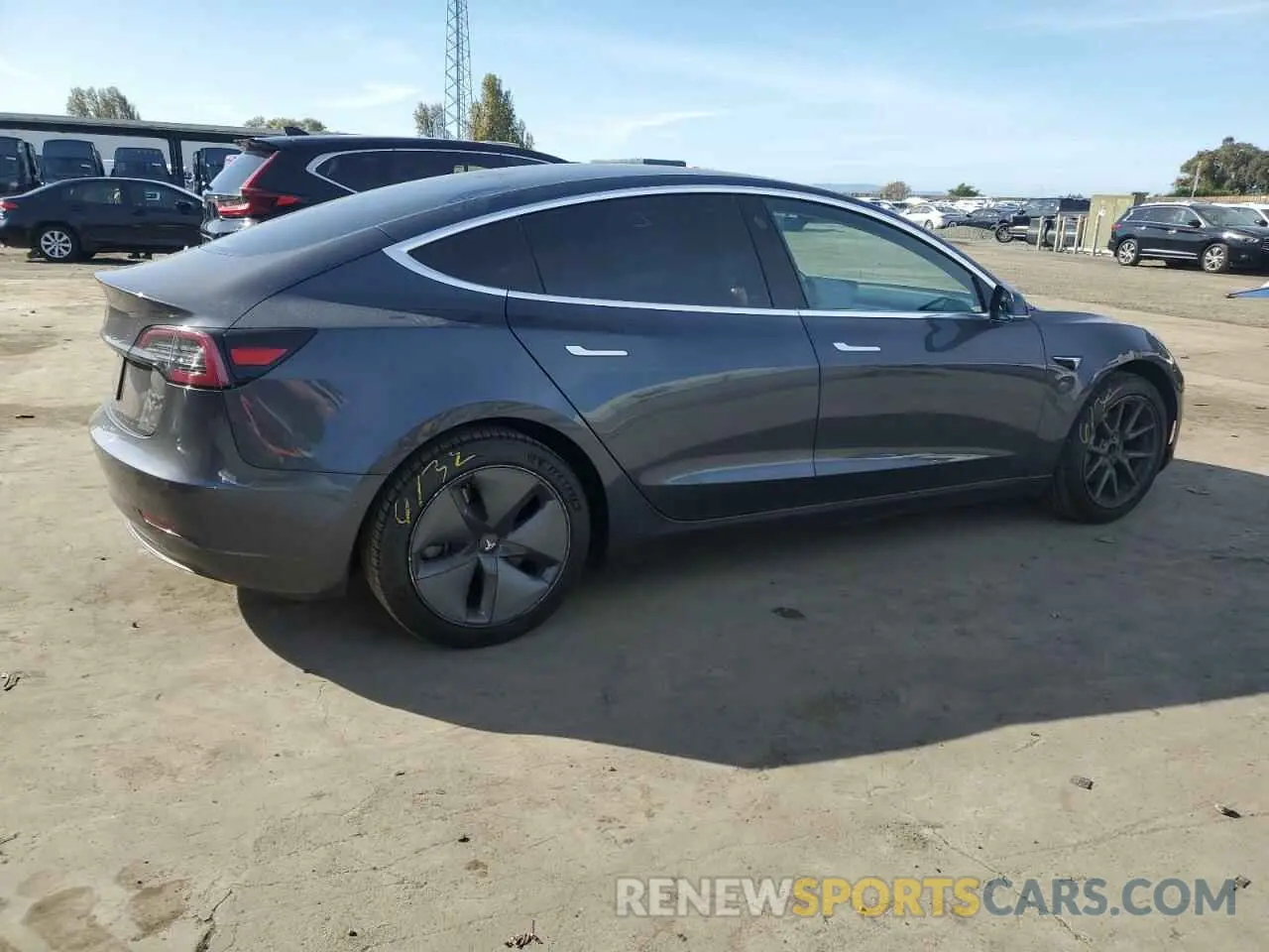 3 Photograph of a damaged car 5YJ3E1EA6KF400333 TESLA MODEL 3 2019