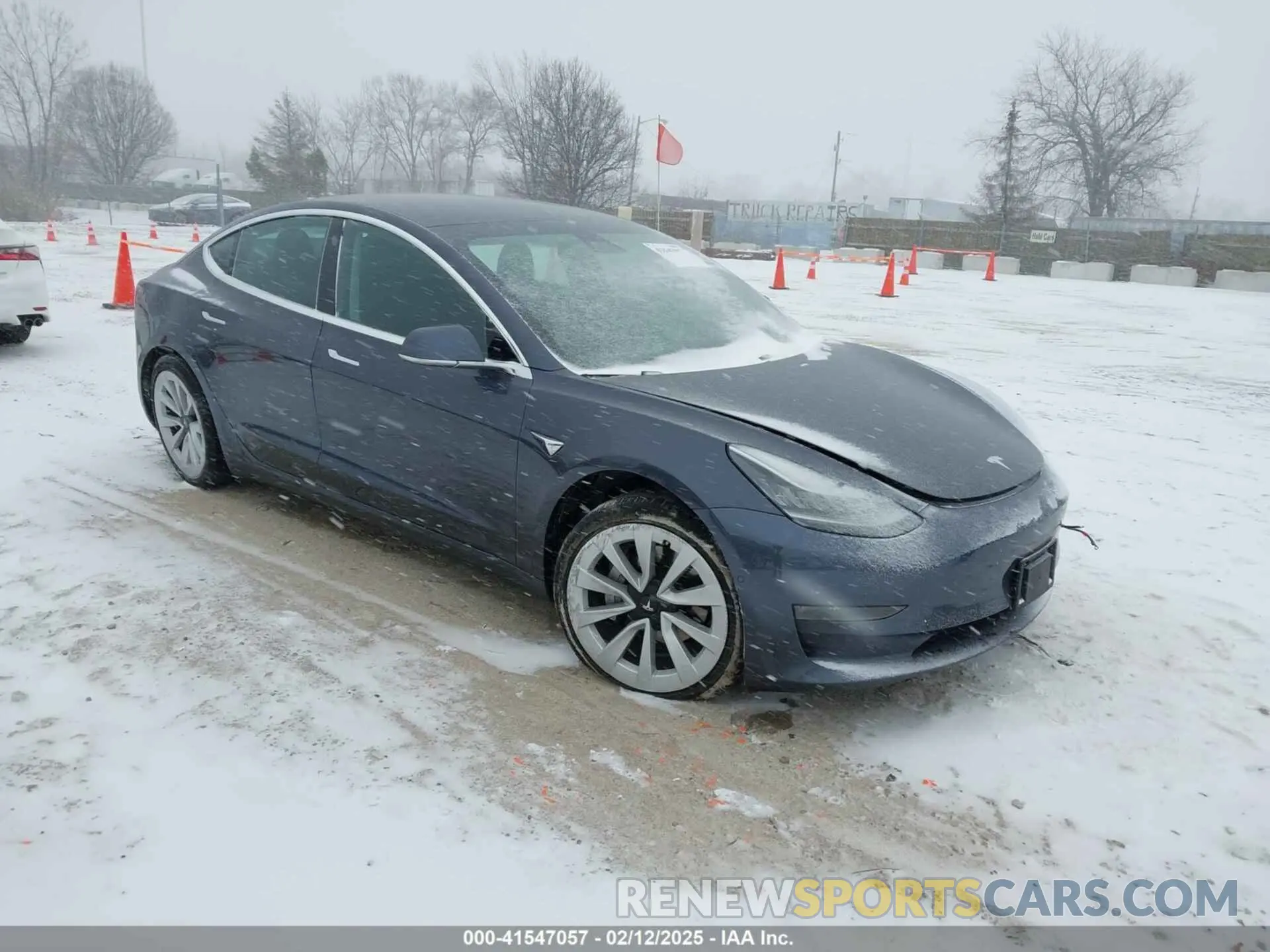 1 Photograph of a damaged car 5YJ3E1EA6KF411011 TESLA MODEL 3 2019