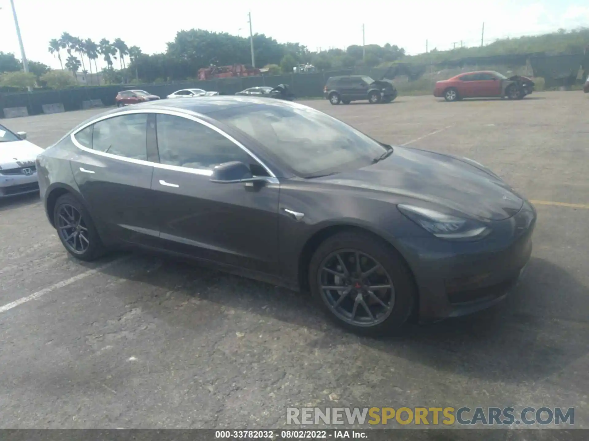 1 Photograph of a damaged car 5YJ3E1EA6KF411350 TESLA MODEL 3 2019