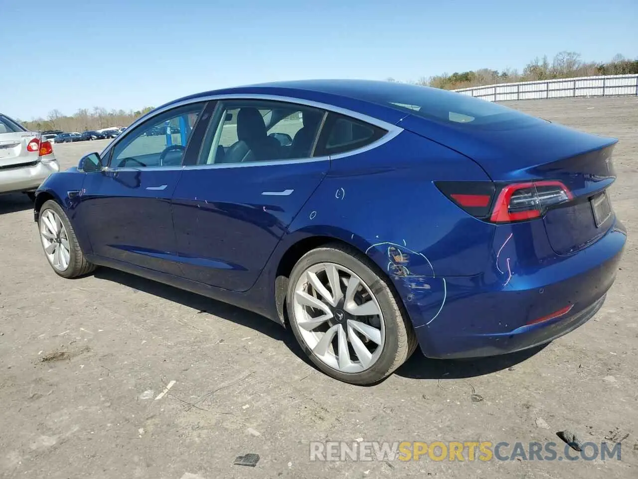 2 Photograph of a damaged car 5YJ3E1EA6KF412837 TESLA MODEL 3 2019