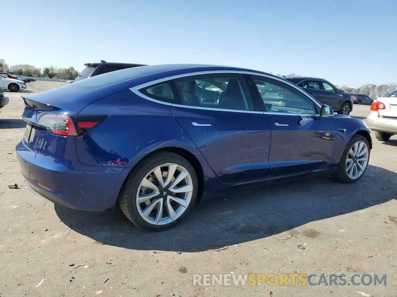 3 Photograph of a damaged car 5YJ3E1EA6KF412837 TESLA MODEL 3 2019