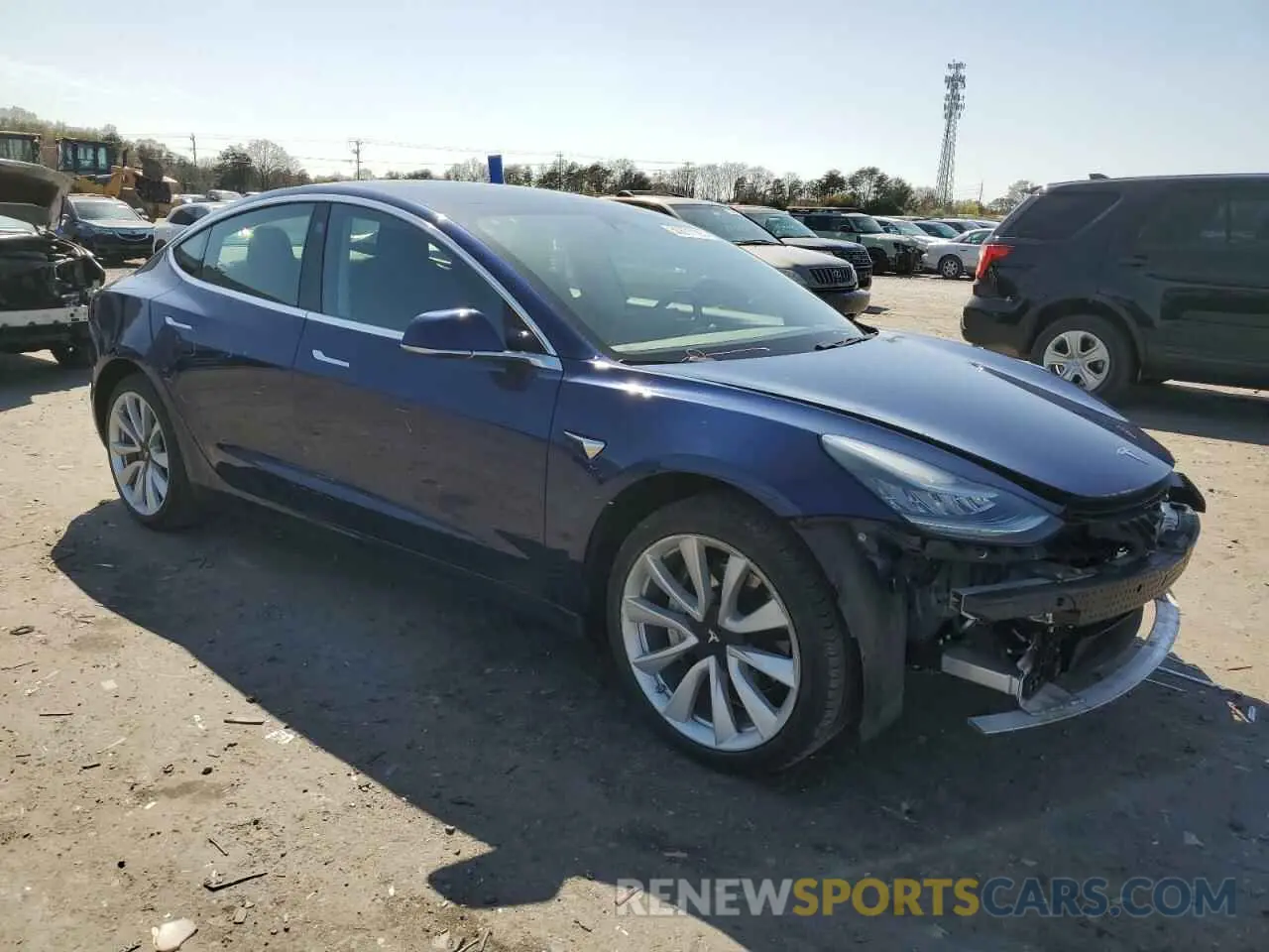 4 Photograph of a damaged car 5YJ3E1EA6KF412837 TESLA MODEL 3 2019