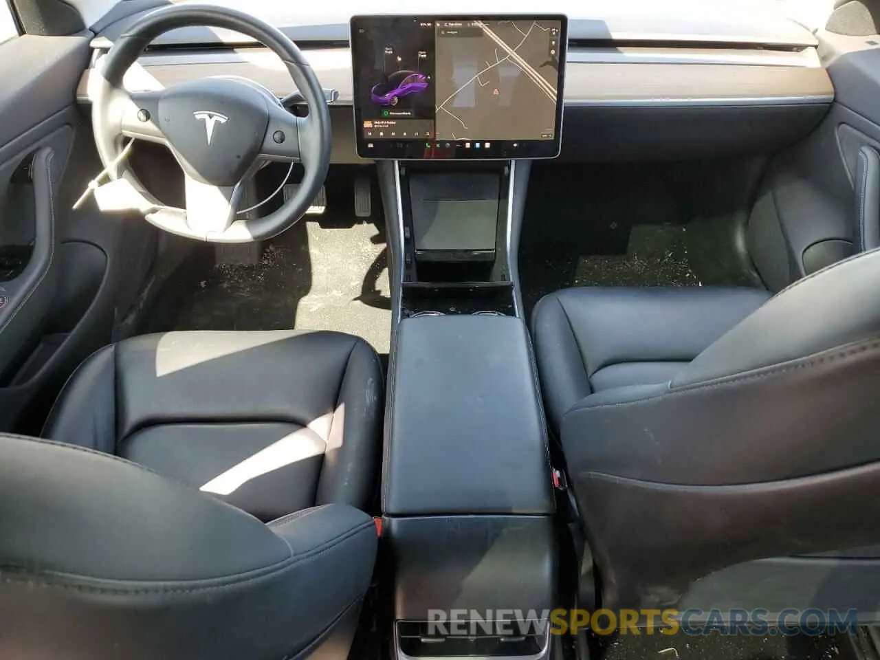 8 Photograph of a damaged car 5YJ3E1EA6KF412837 TESLA MODEL 3 2019