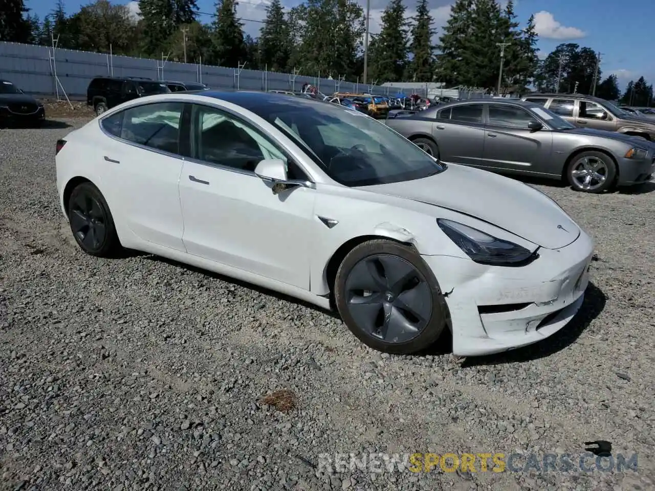 4 Photograph of a damaged car 5YJ3E1EA6KF416662 TESLA MODEL 3 2019