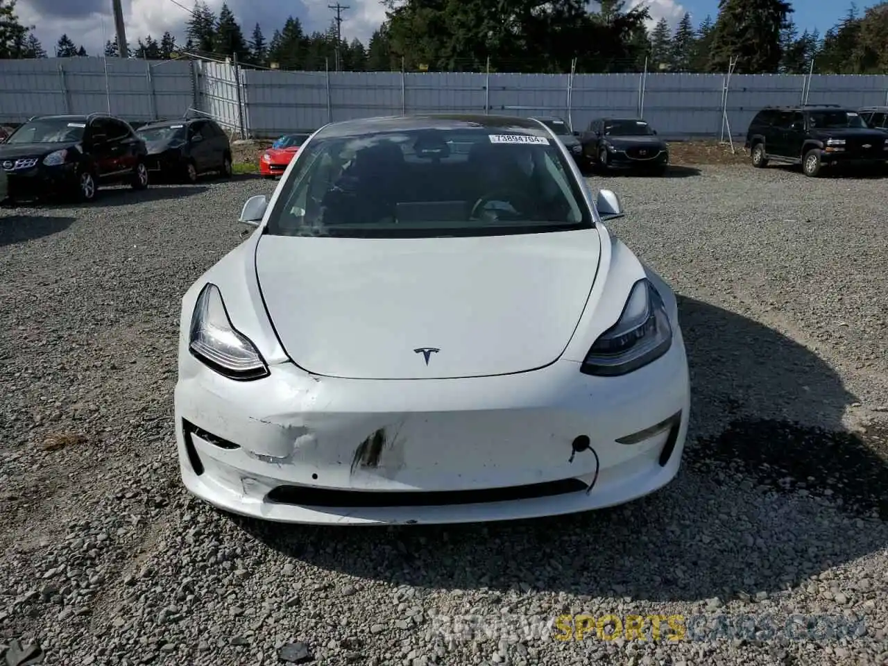 5 Photograph of a damaged car 5YJ3E1EA6KF416662 TESLA MODEL 3 2019