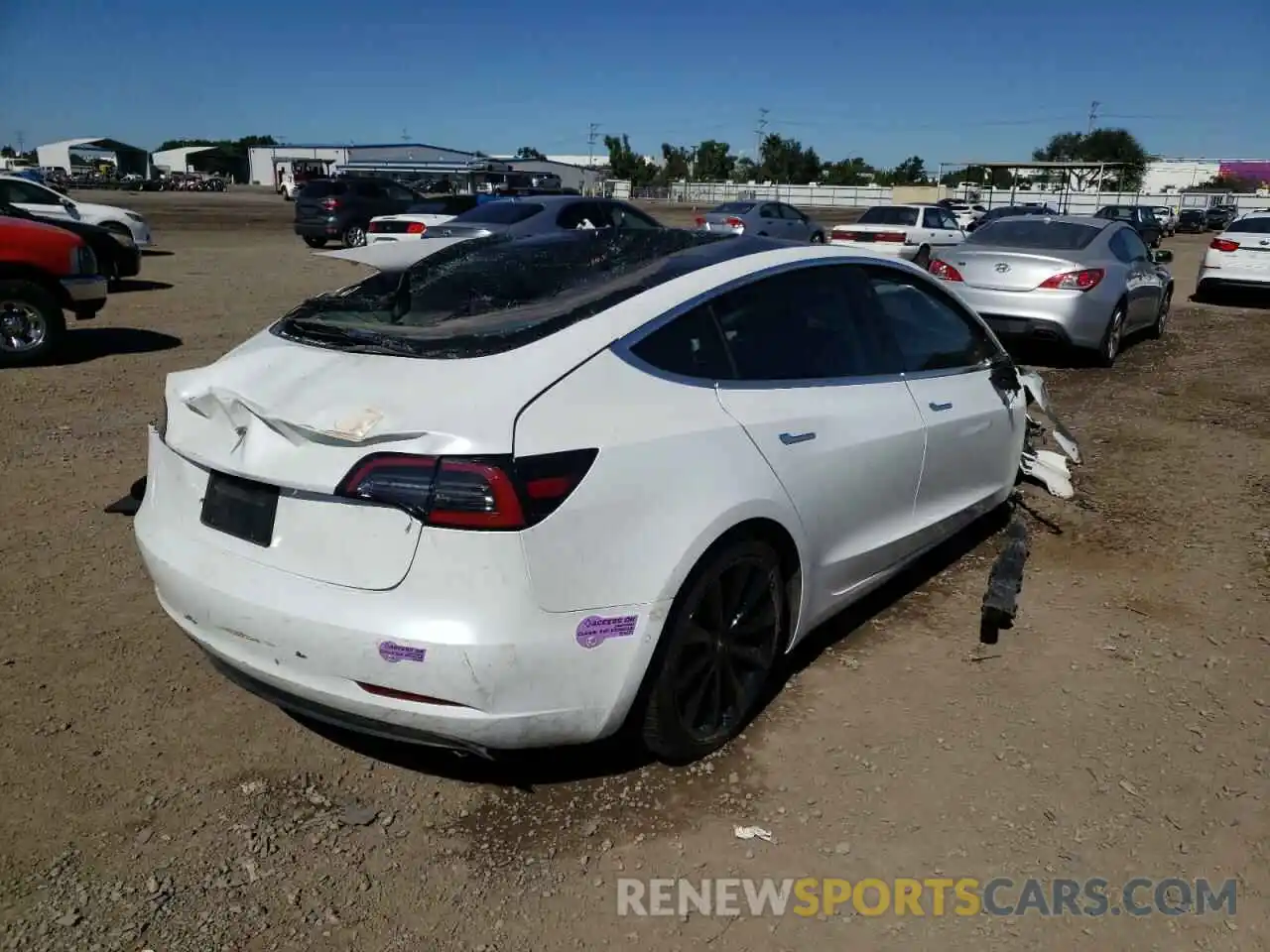 4 Photograph of a damaged car 5YJ3E1EA6KF417553 TESLA MODEL 3 2019