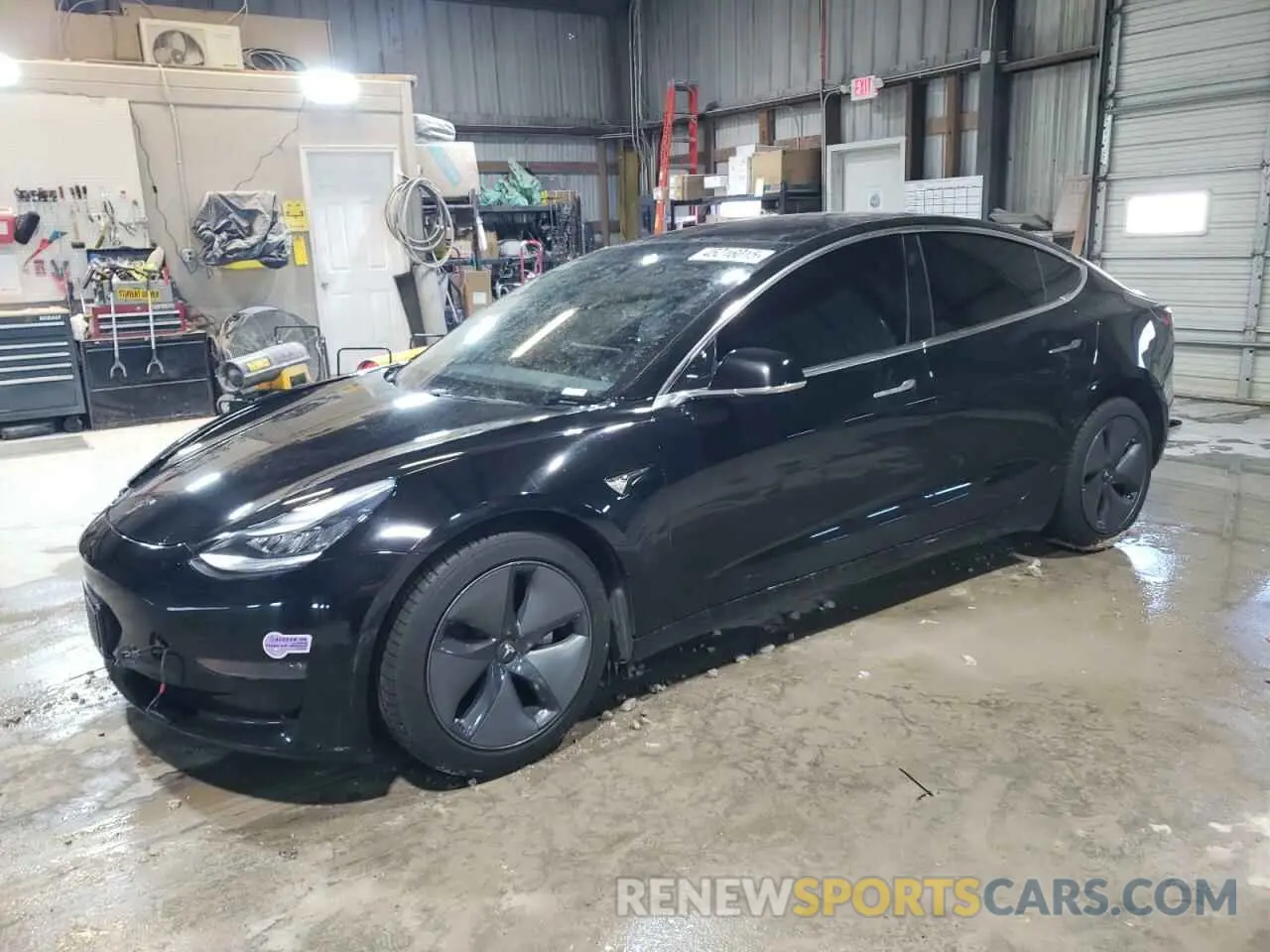 1 Photograph of a damaged car 5YJ3E1EA6KF424549 TESLA MODEL 3 2019