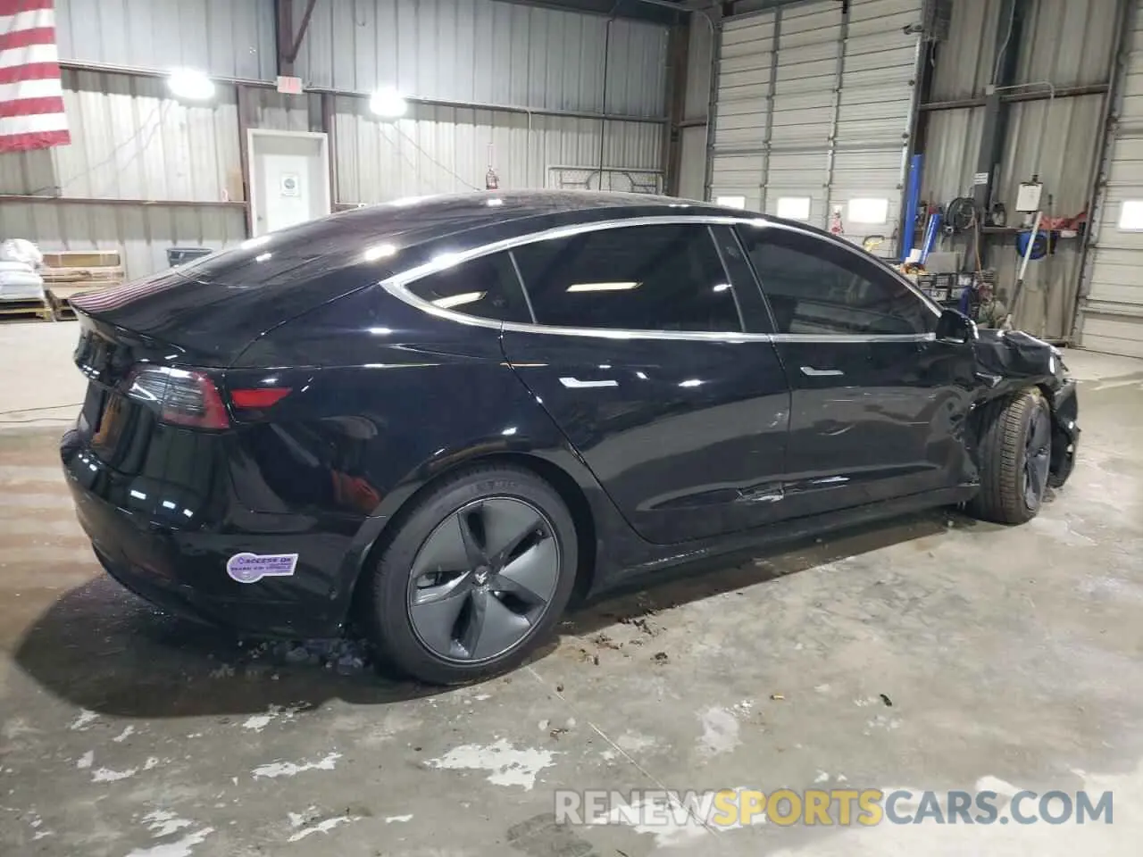 3 Photograph of a damaged car 5YJ3E1EA6KF424549 TESLA MODEL 3 2019