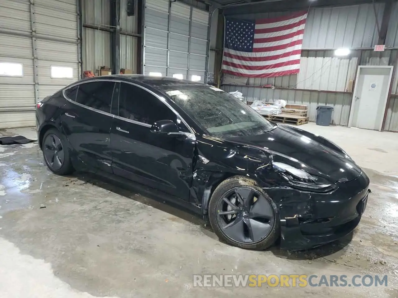 4 Photograph of a damaged car 5YJ3E1EA6KF424549 TESLA MODEL 3 2019