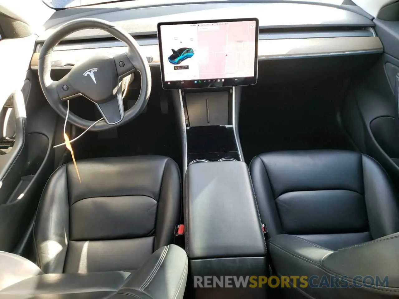 8 Photograph of a damaged car 5YJ3E1EA6KF424907 TESLA MODEL 3 2019