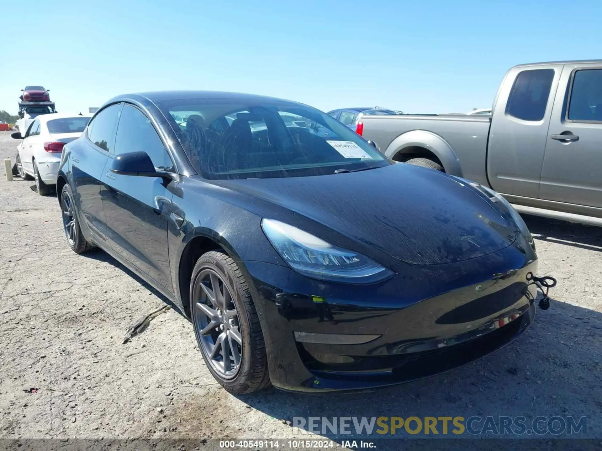 1 Photograph of a damaged car 5YJ3E1EA6KF425734 TESLA MODEL 3 2019