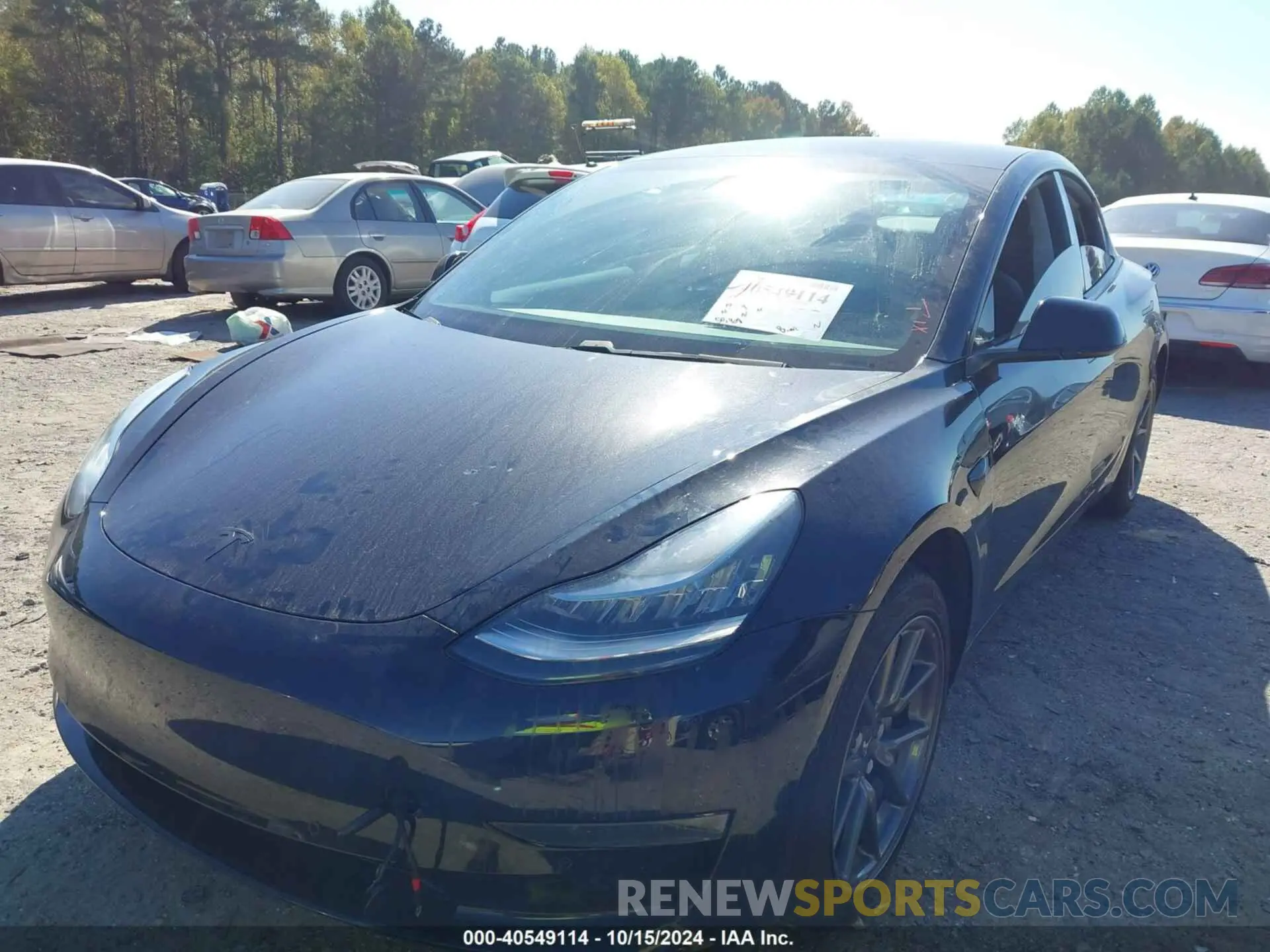 2 Photograph of a damaged car 5YJ3E1EA6KF425734 TESLA MODEL 3 2019
