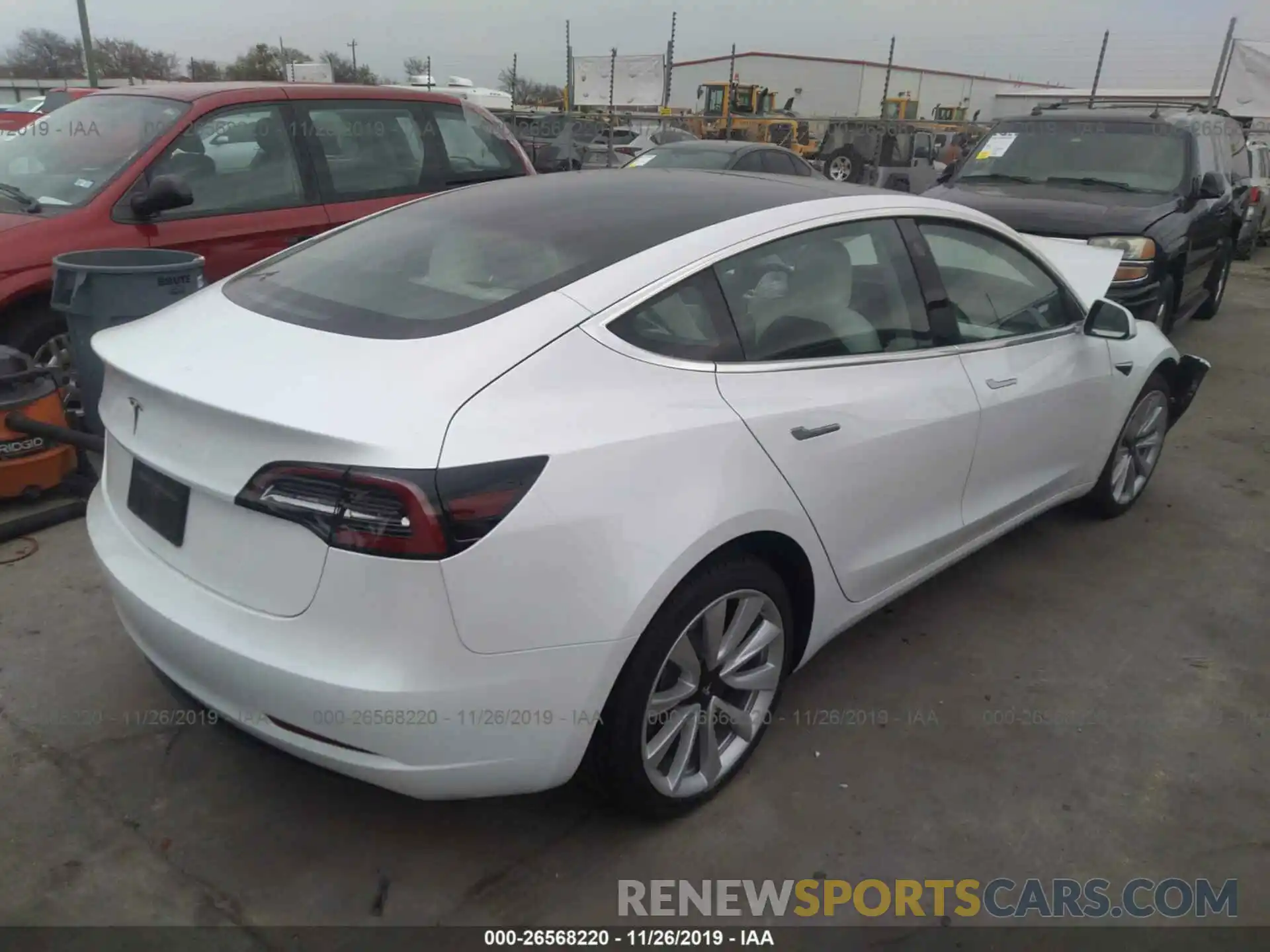 4 Photograph of a damaged car 5YJ3E1EA6KF429427 TESLA MODEL 3 2019