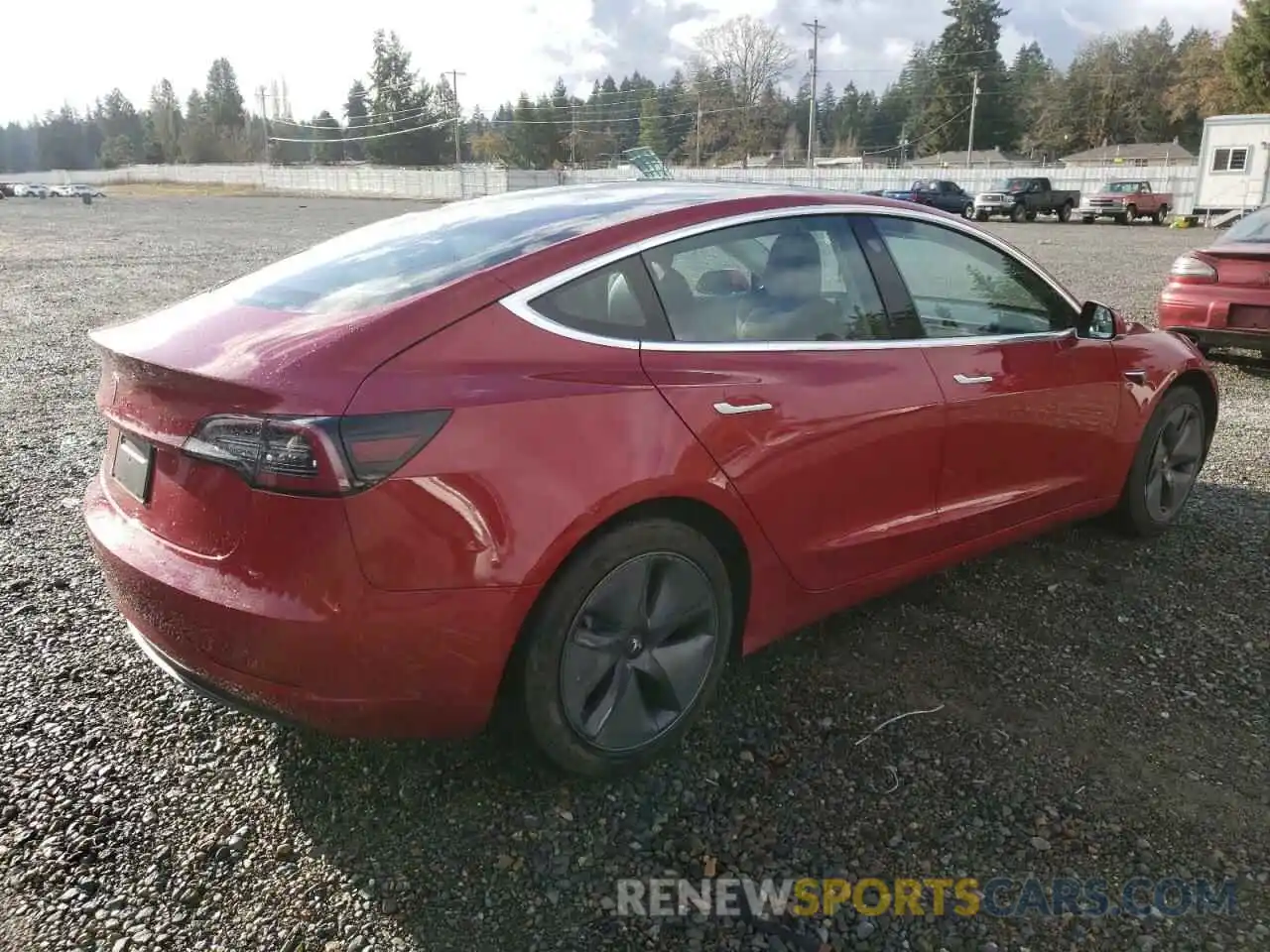 3 Photograph of a damaged car 5YJ3E1EA6KF435714 TESLA MODEL 3 2019