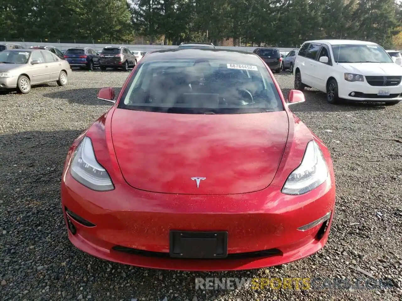 5 Photograph of a damaged car 5YJ3E1EA6KF435714 TESLA MODEL 3 2019