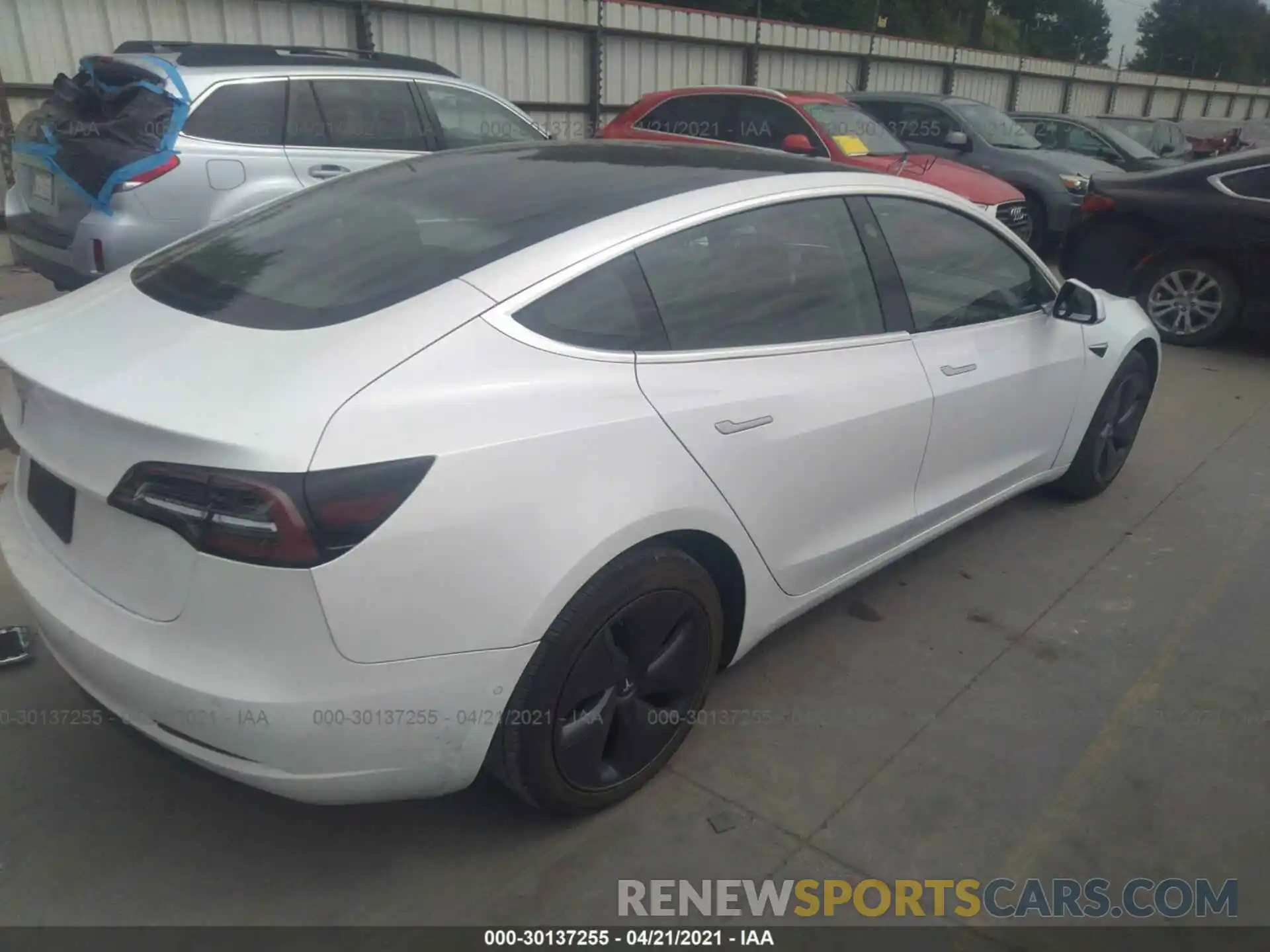 4 Photograph of a damaged car 5YJ3E1EA6KF449466 TESLA MODEL 3 2019