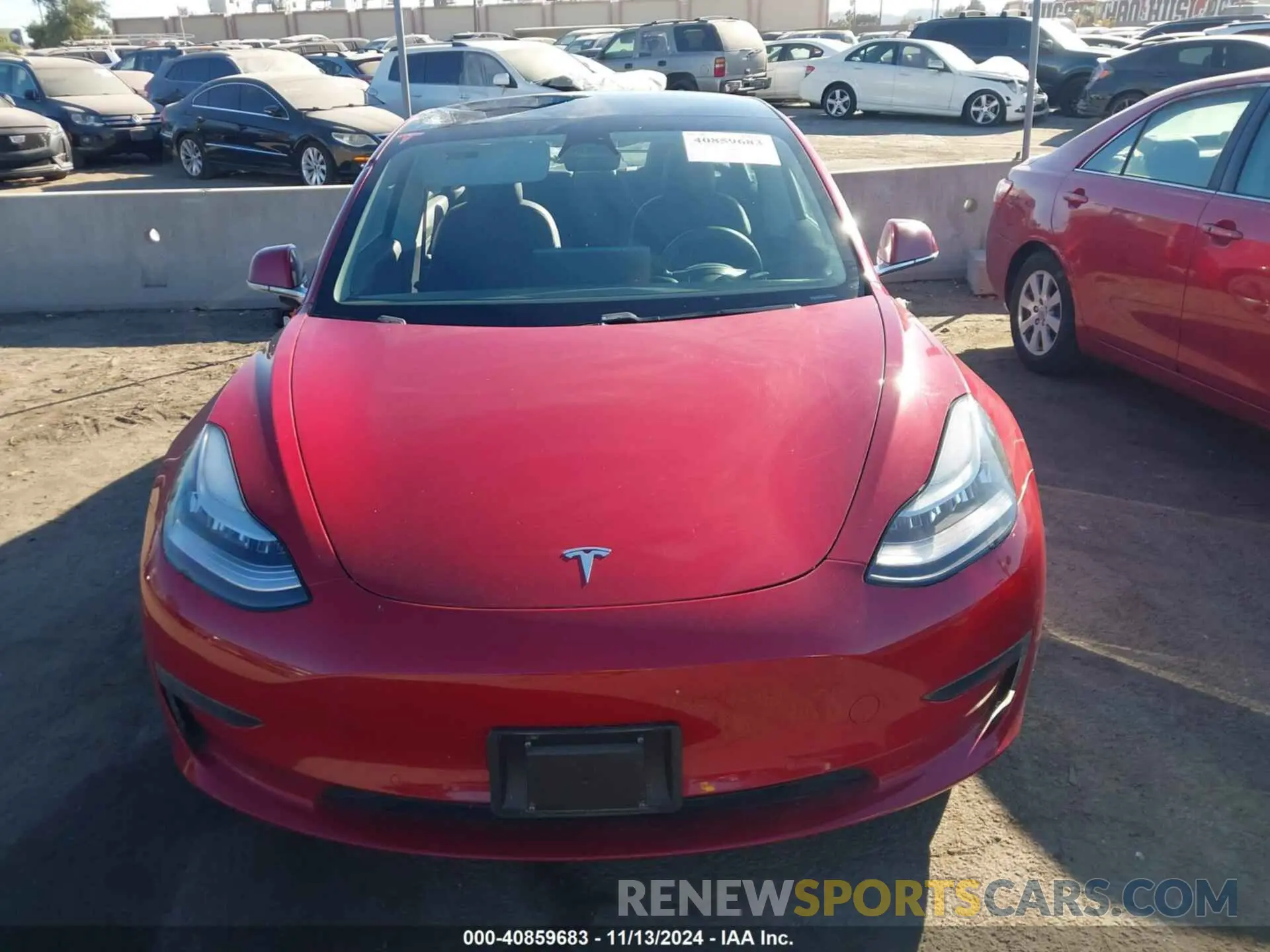 12 Photograph of a damaged car 5YJ3E1EA6KF464033 TESLA MODEL 3 2019