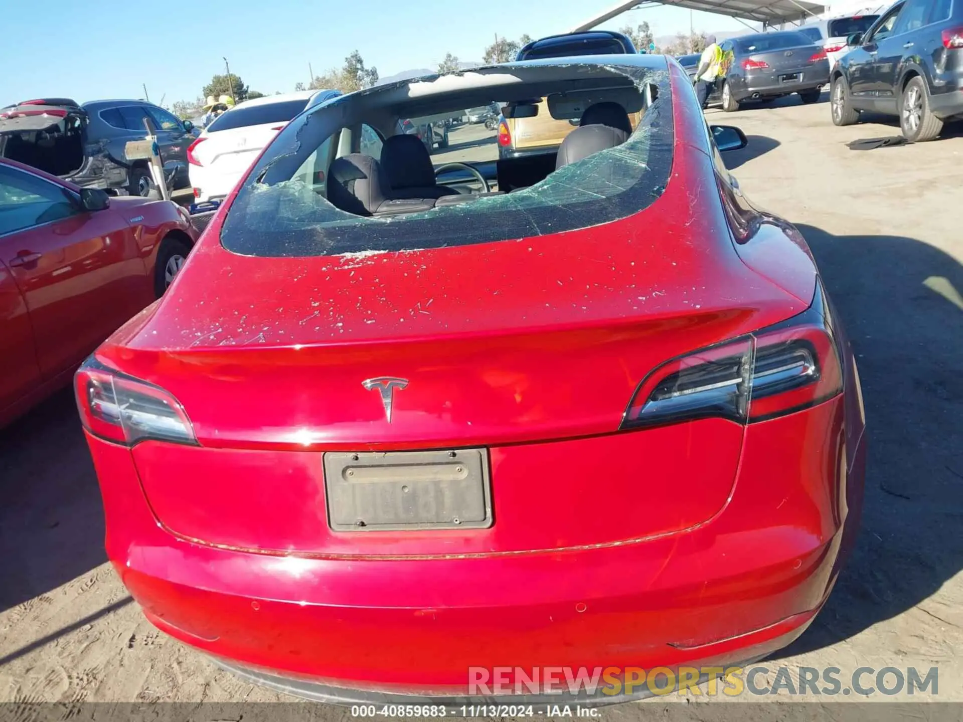 16 Photograph of a damaged car 5YJ3E1EA6KF464033 TESLA MODEL 3 2019