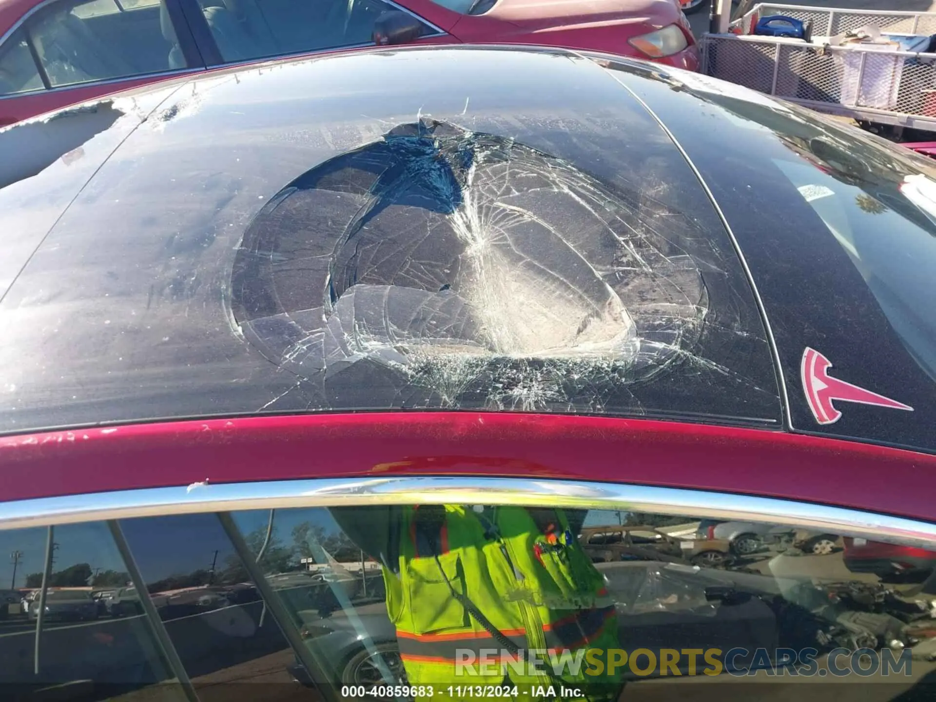 19 Photograph of a damaged car 5YJ3E1EA6KF464033 TESLA MODEL 3 2019