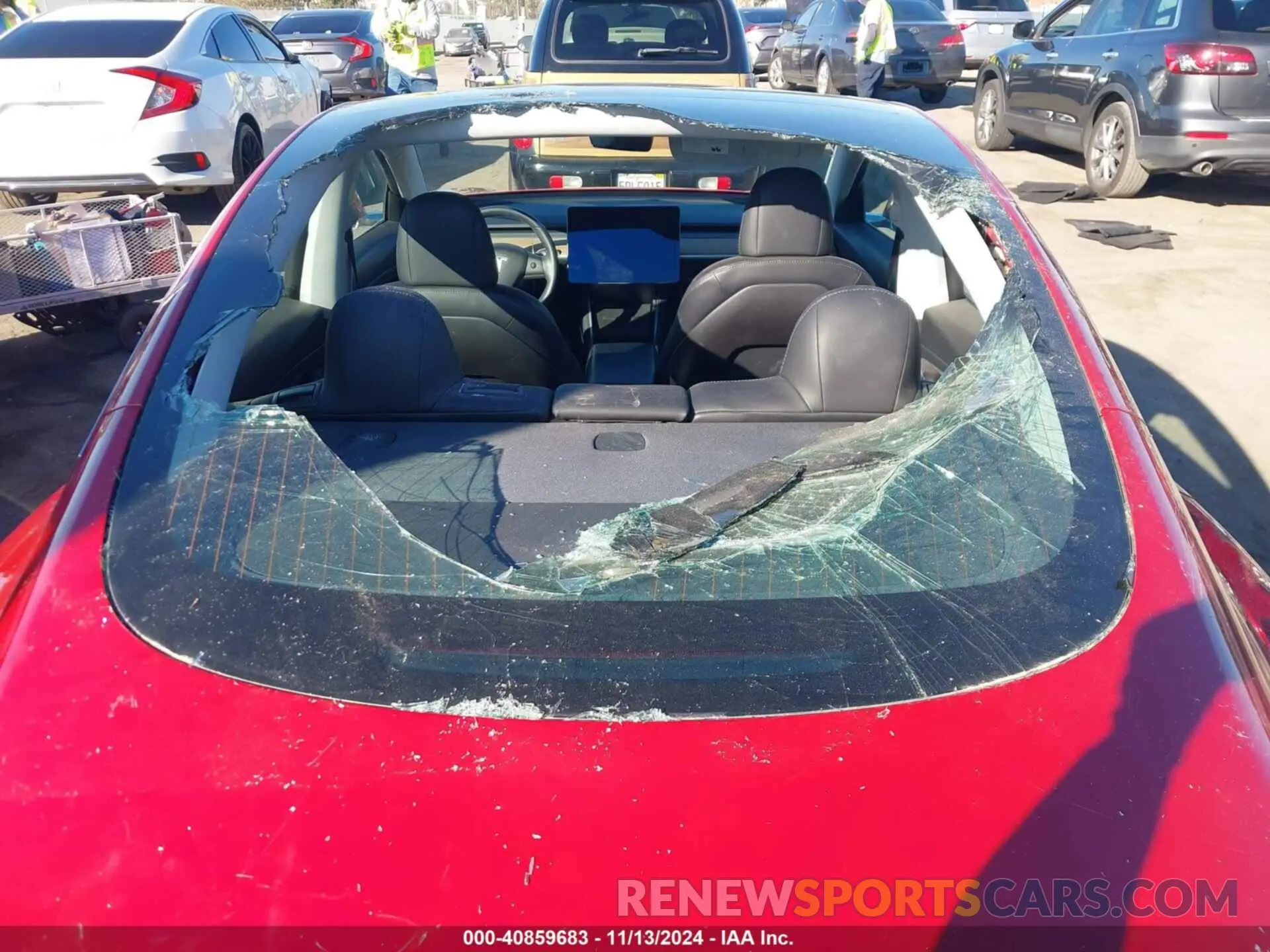 6 Photograph of a damaged car 5YJ3E1EA6KF464033 TESLA MODEL 3 2019