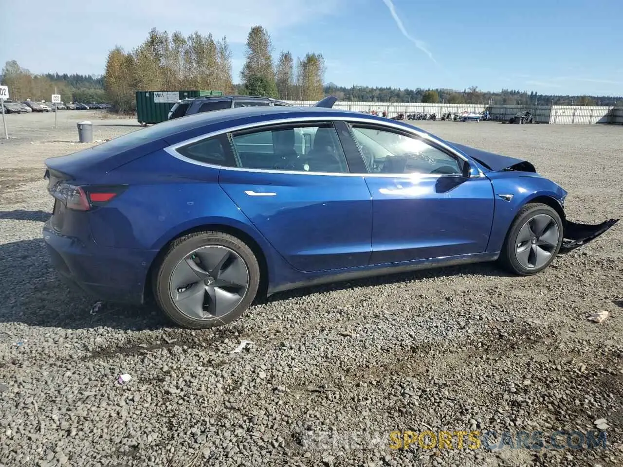 3 Photograph of a damaged car 5YJ3E1EA6KF476165 TESLA MODEL 3 2019