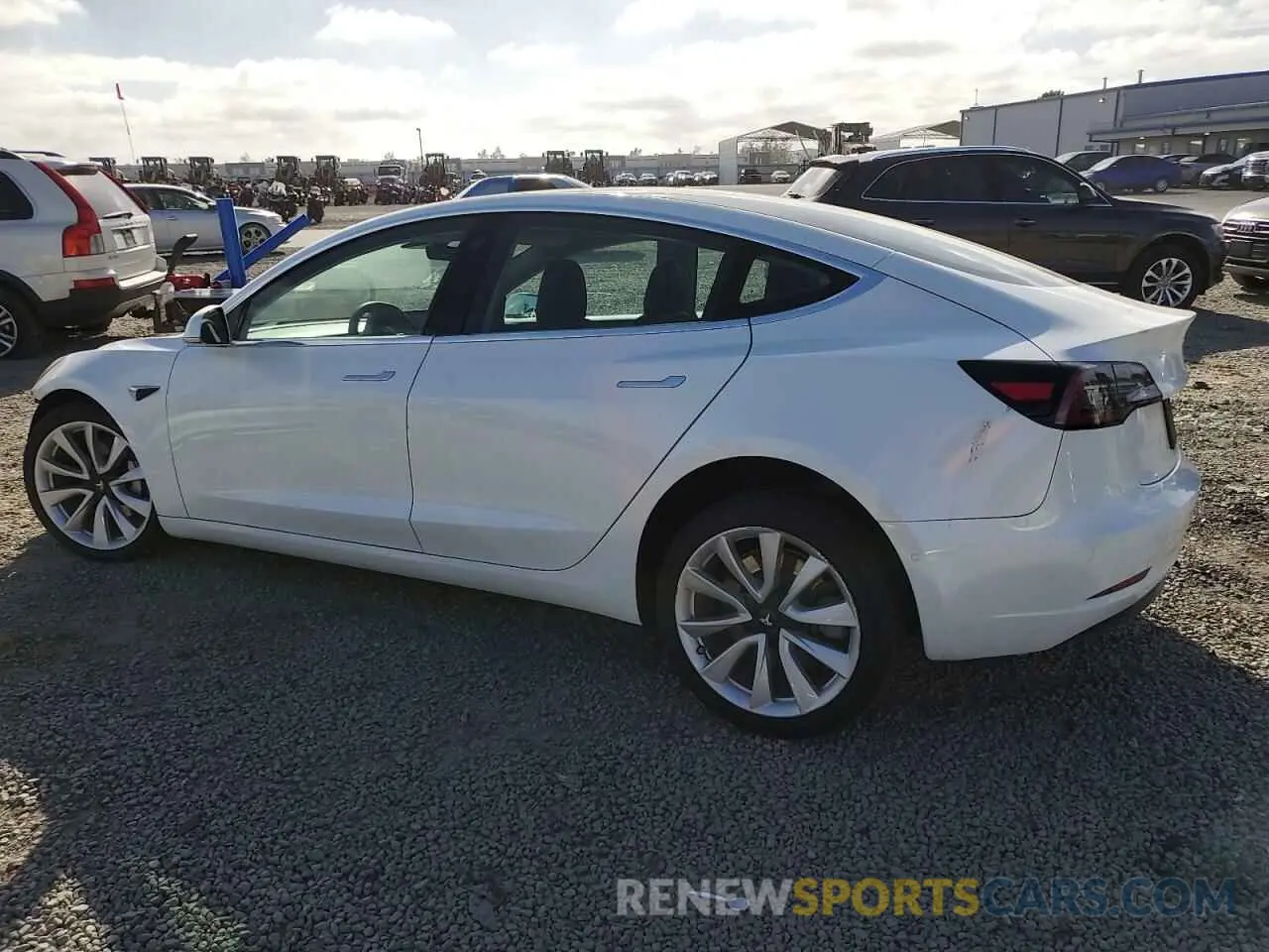 2 Photograph of a damaged car 5YJ3E1EA6KF476702 TESLA MODEL 3 2019