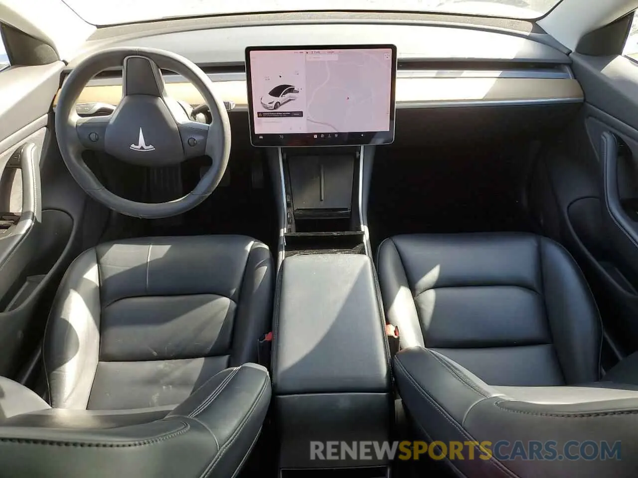 8 Photograph of a damaged car 5YJ3E1EA6KF476702 TESLA MODEL 3 2019