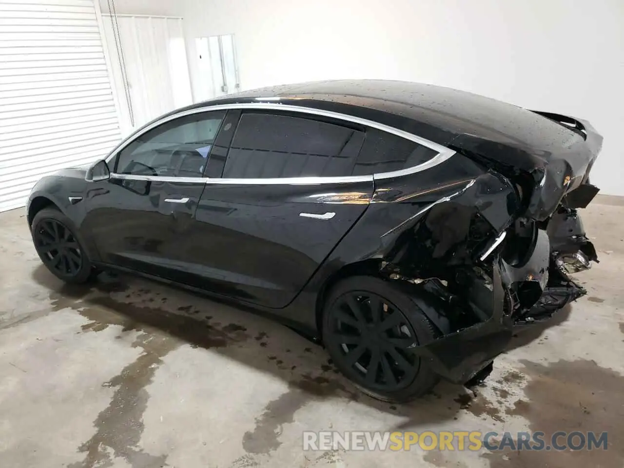 2 Photograph of a damaged car 5YJ3E1EA6KF482452 TESLA MODEL 3 2019