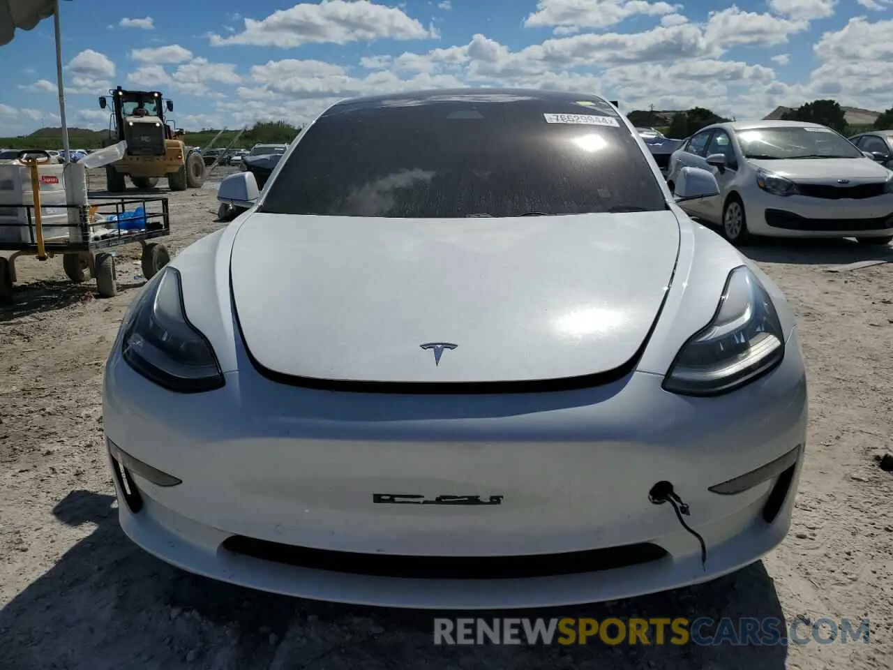 5 Photograph of a damaged car 5YJ3E1EA6KF483052 TESLA MODEL 3 2019