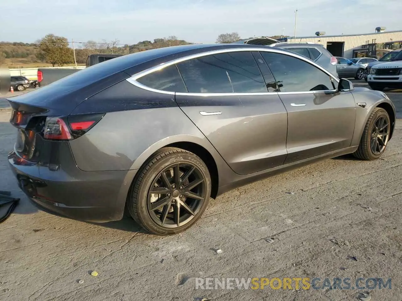3 Photograph of a damaged car 5YJ3E1EA6KF483455 TESLA MODEL 3 2019
