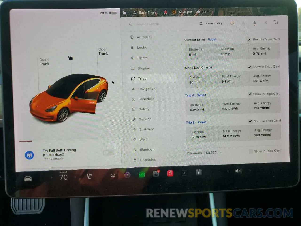 9 Photograph of a damaged car 5YJ3E1EA6KF483455 TESLA MODEL 3 2019