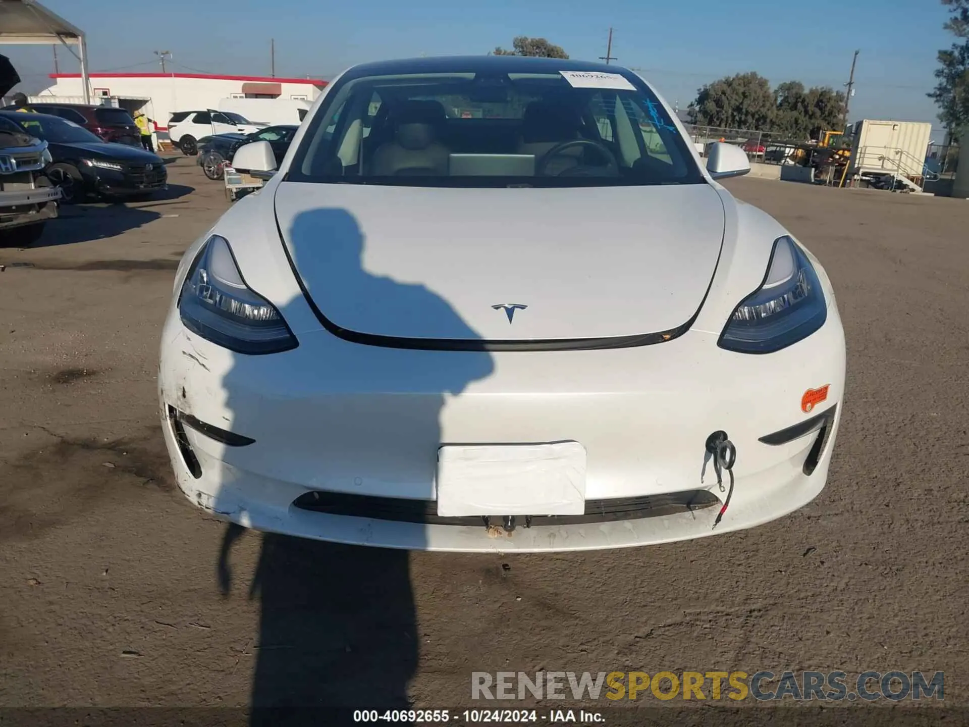 12 Photograph of a damaged car 5YJ3E1EA6KF485190 TESLA MODEL 3 2019