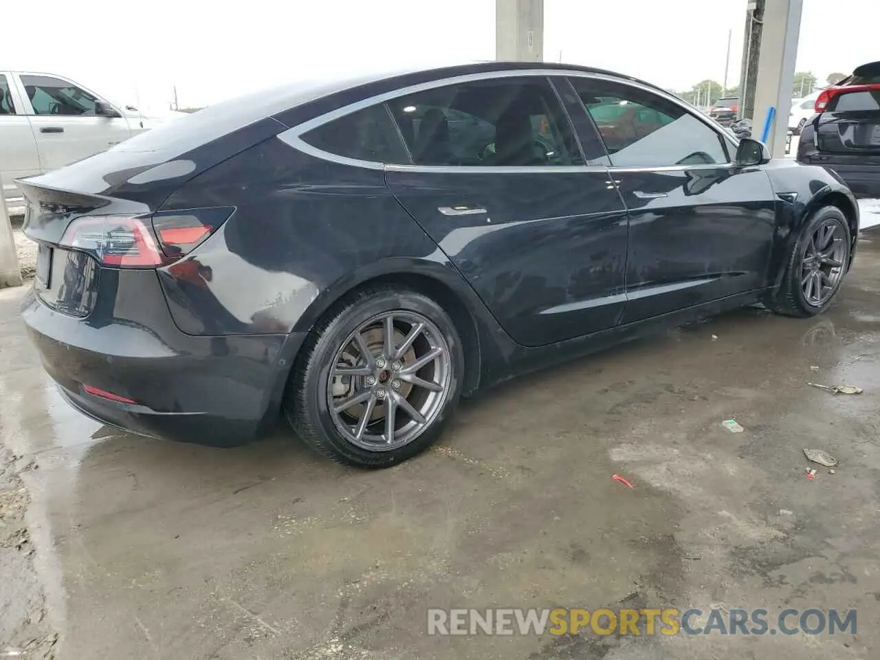 3 Photograph of a damaged car 5YJ3E1EA7KF296824 TESLA MODEL 3 2019