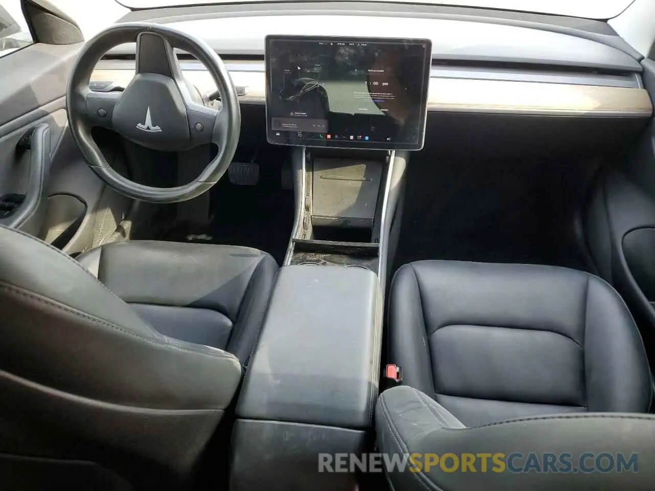 8 Photograph of a damaged car 5YJ3E1EA7KF296824 TESLA MODEL 3 2019